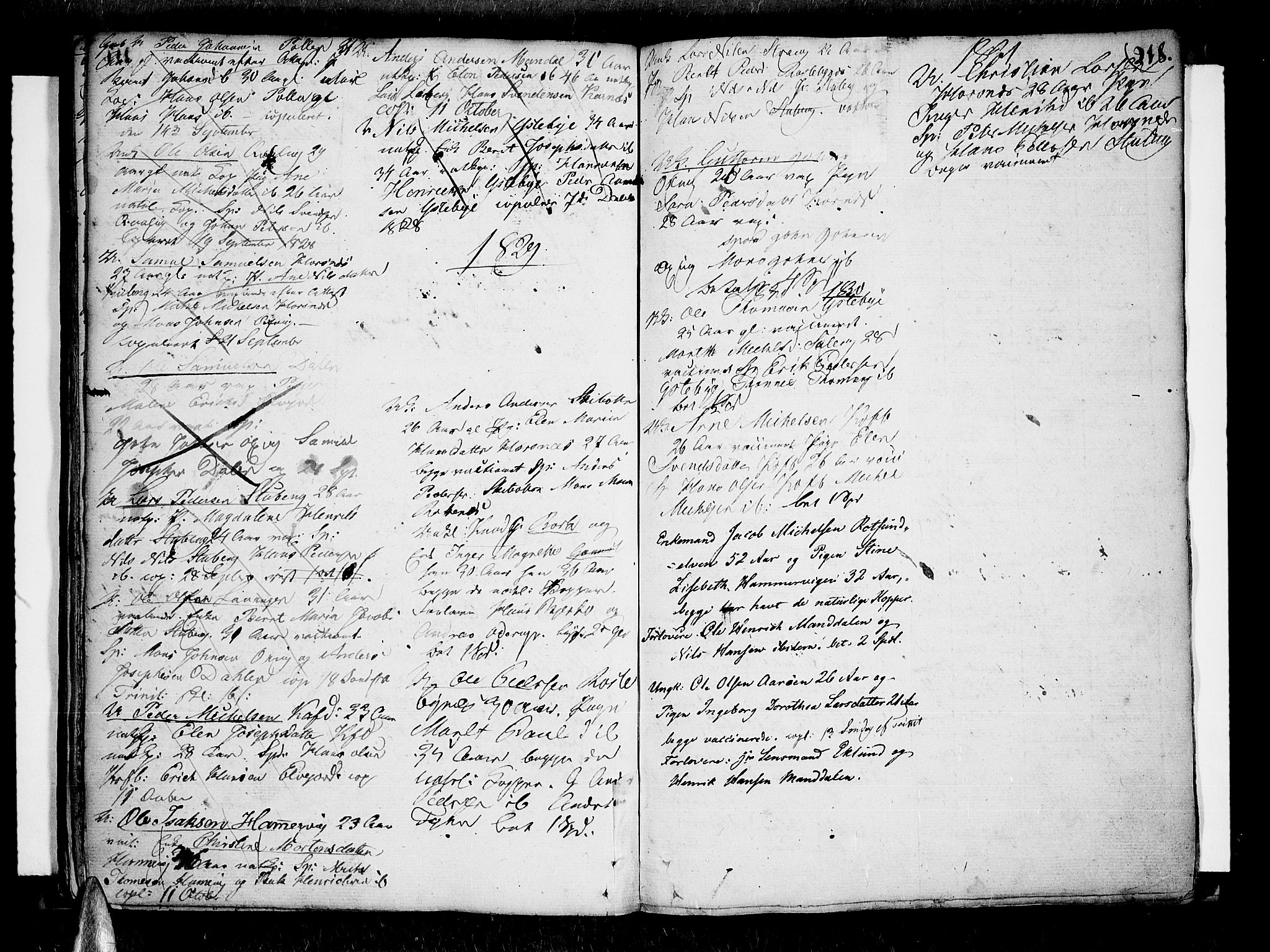 Lyngen sokneprestembete, SATØ/S-1289/H/He/Hea/L0002kirke: Parish register (official) no. 2, 1785-1840, p. 218