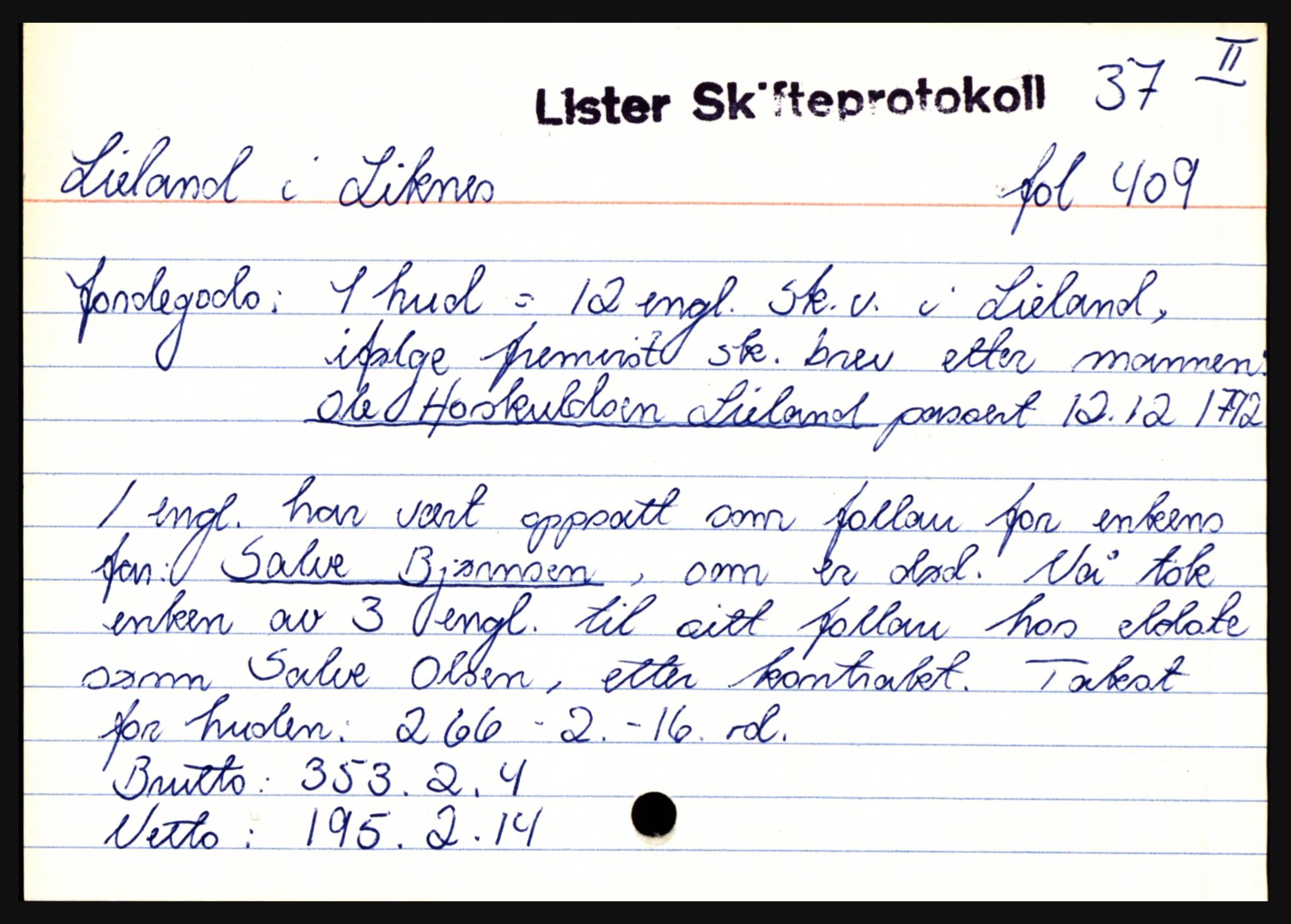 Lister sorenskriveri, AV/SAK-1221-0003/H, p. 23247