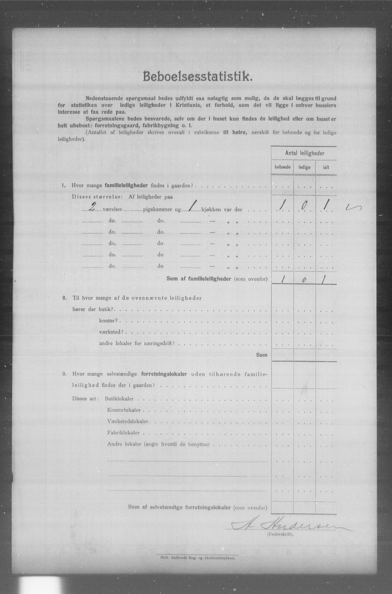 OBA, Municipal Census 1904 for Kristiania, 1904, p. 20171