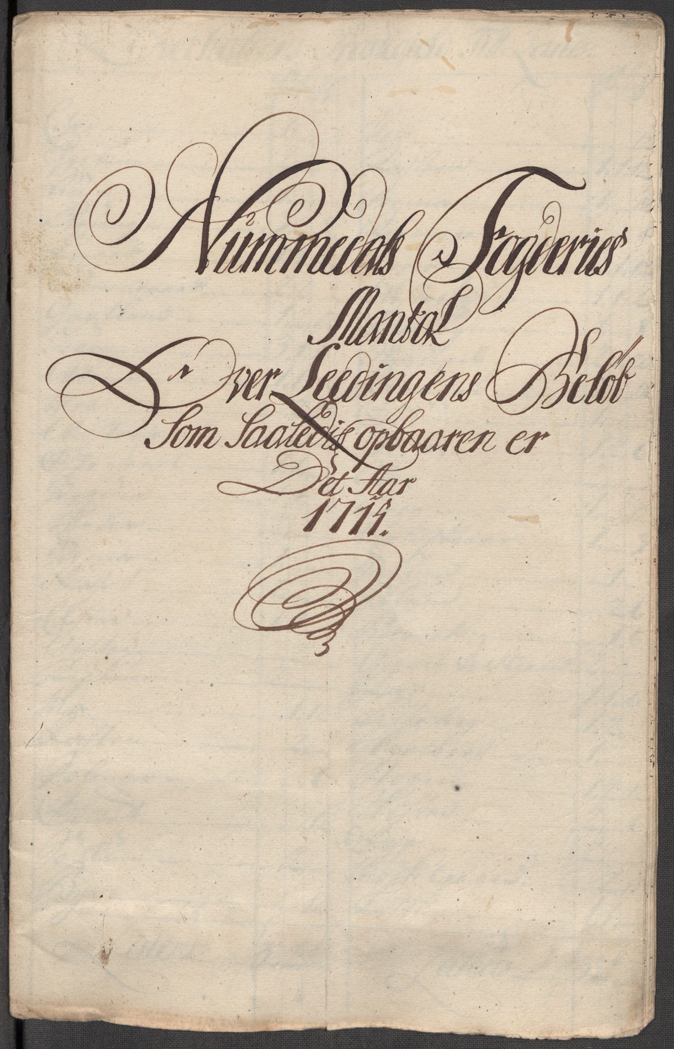 Rentekammeret inntil 1814, Reviderte regnskaper, Fogderegnskap, RA/EA-4092/R64/L4436: Fogderegnskap Namdal, 1715, p. 162