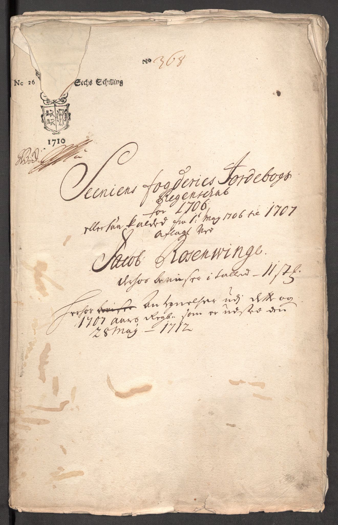 Rentekammeret inntil 1814, Reviderte regnskaper, Fogderegnskap, RA/EA-4092/R68/L4756: Fogderegnskap Senja og Troms, 1705-1707, p. 214