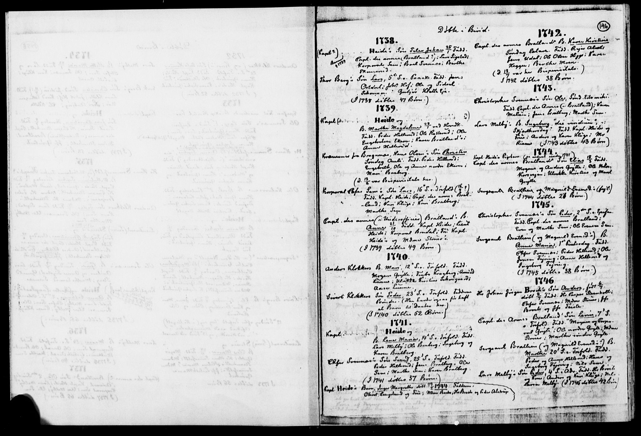 Lassens samlinger, RA/PA-0051/F/Fc: Parish register (official) no. L0081, 1730-1879, p. 146