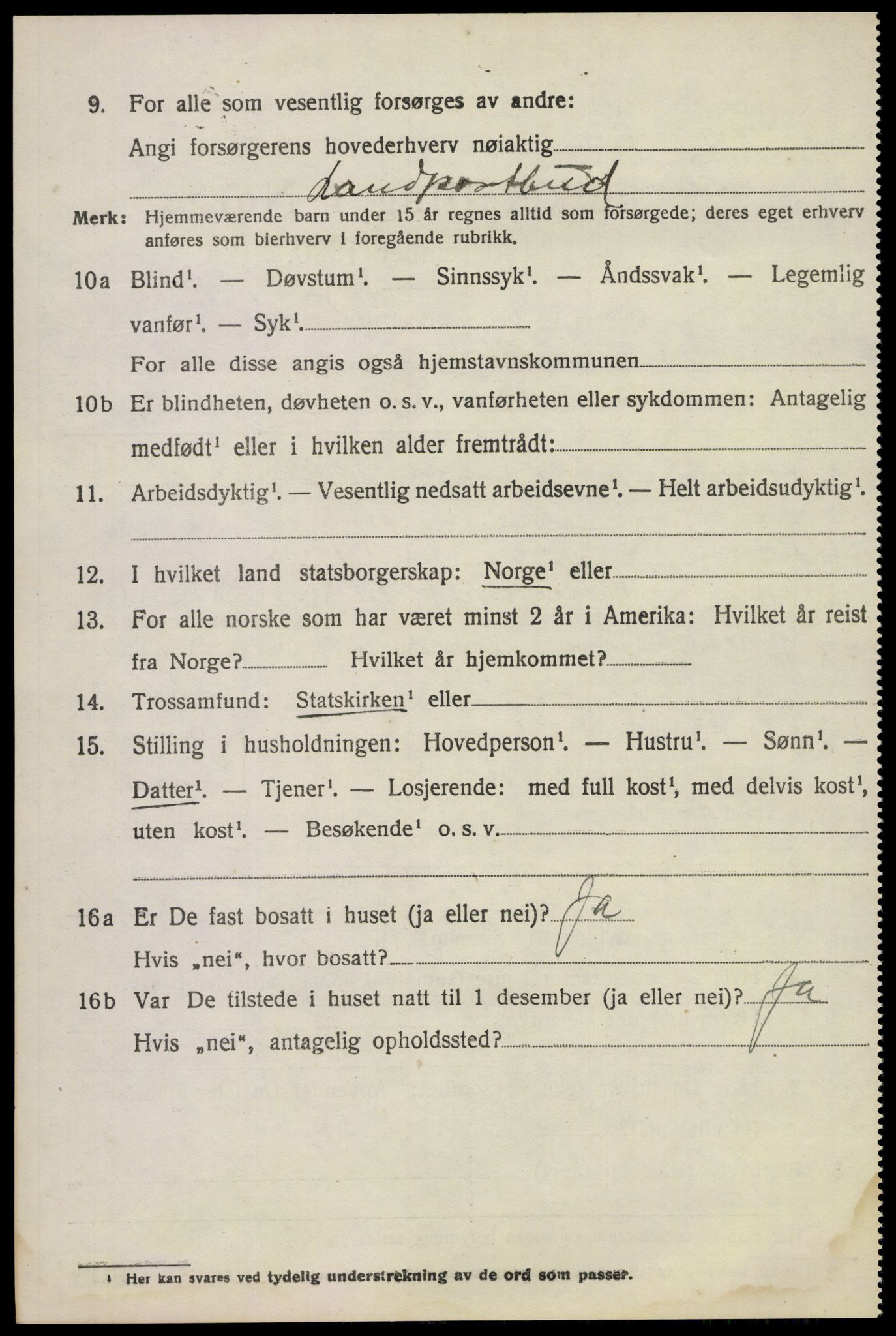 SAKO, 1920 census for Våle, 1920, p. 6159