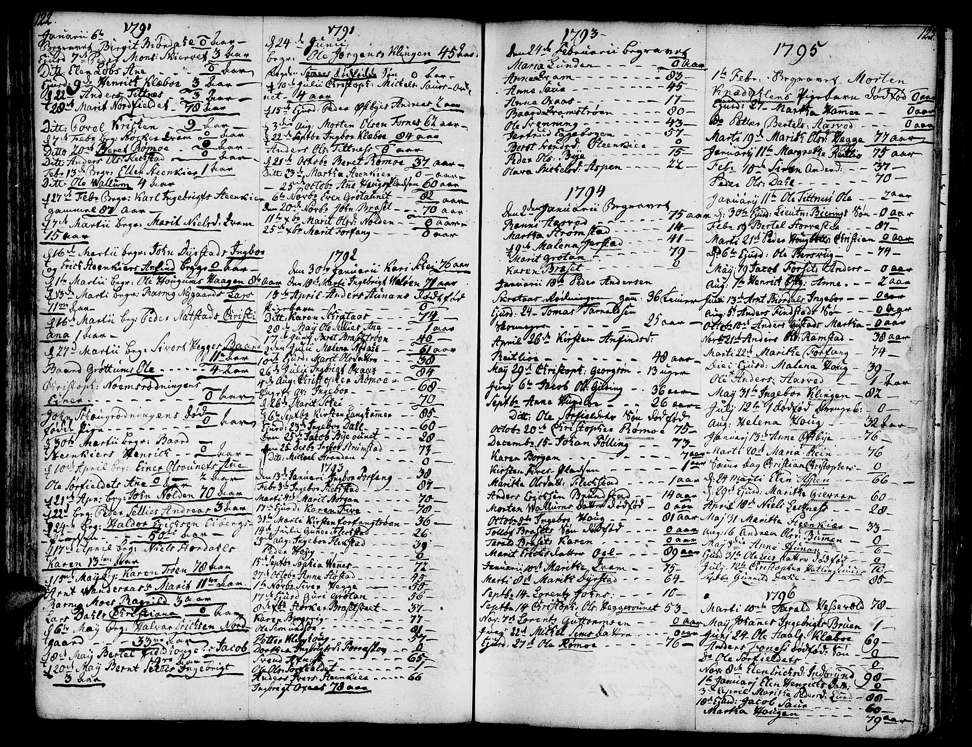 Ministerialprotokoller, klokkerbøker og fødselsregistre - Nord-Trøndelag, SAT/A-1458/746/L0440: Parish register (official) no. 746A02, 1760-1815, p. 122-123