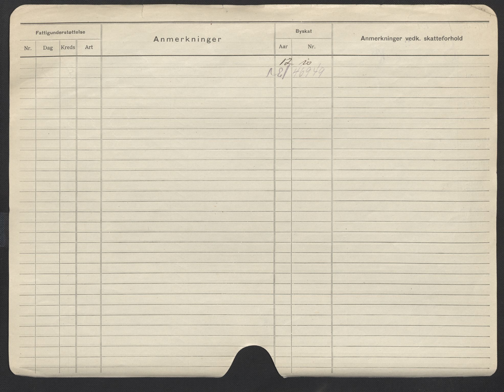 Oslo folkeregister, Registerkort, SAO/A-11715/F/Fa/Fac/L0011: Menn, 1906-1914, p. 4b