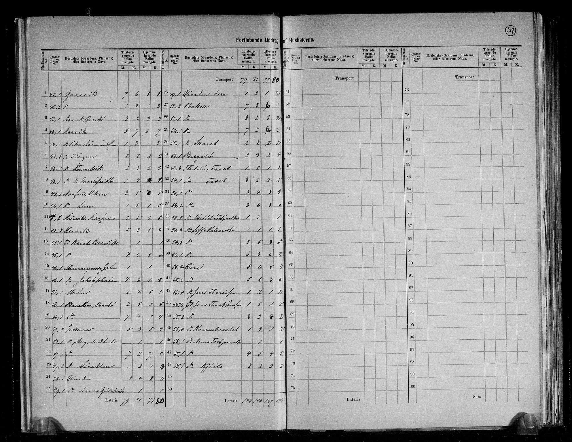 RA, 1891 census for 1224 Kvinnherad, 1891, p. 14