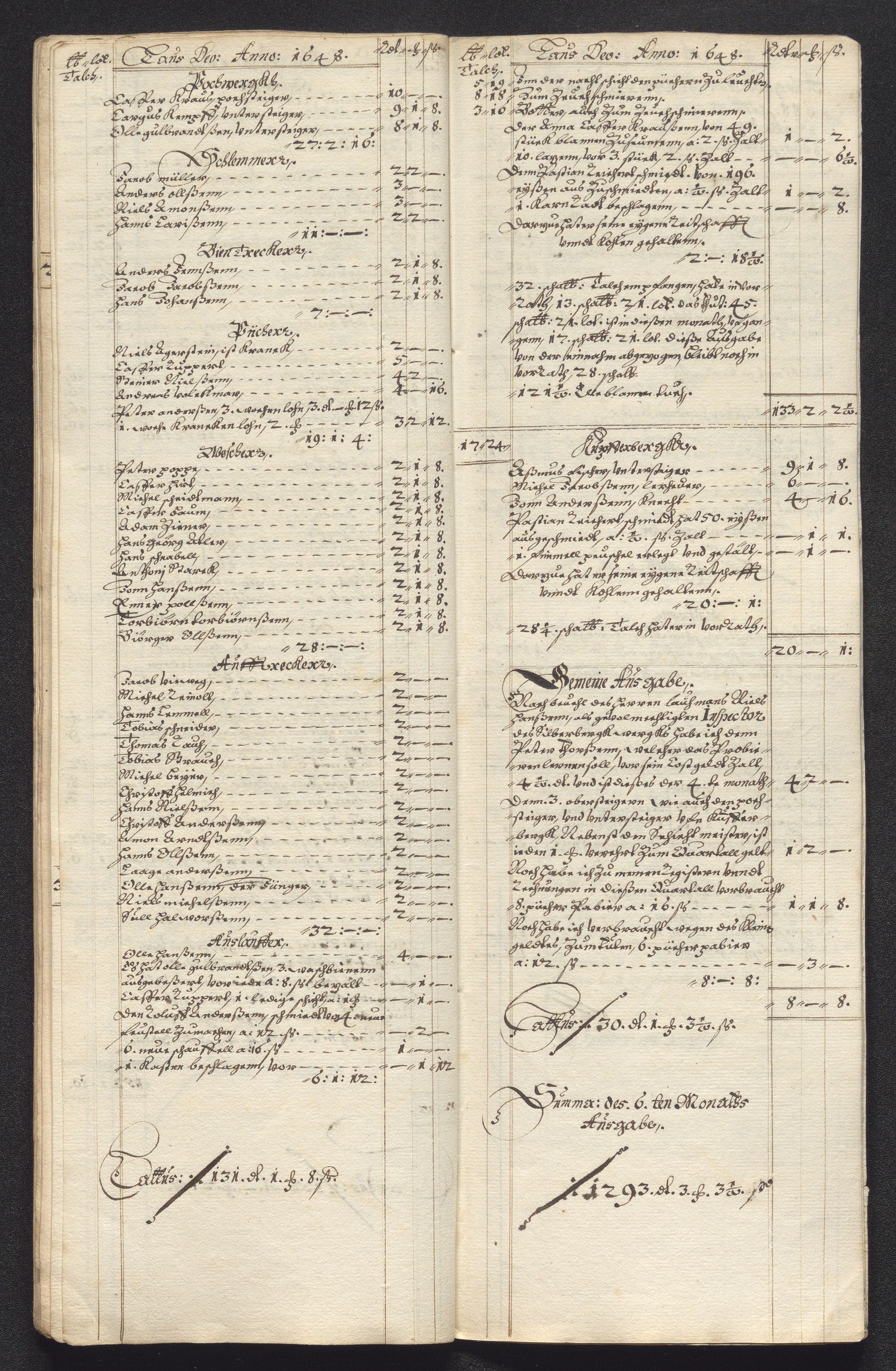 Kongsberg Sølvverk 1623-1816, SAKO/EA-3135/001/D/Dc/Dcd/L0022: Utgiftsregnskap for gruver m.m., 1647-1648, p. 536