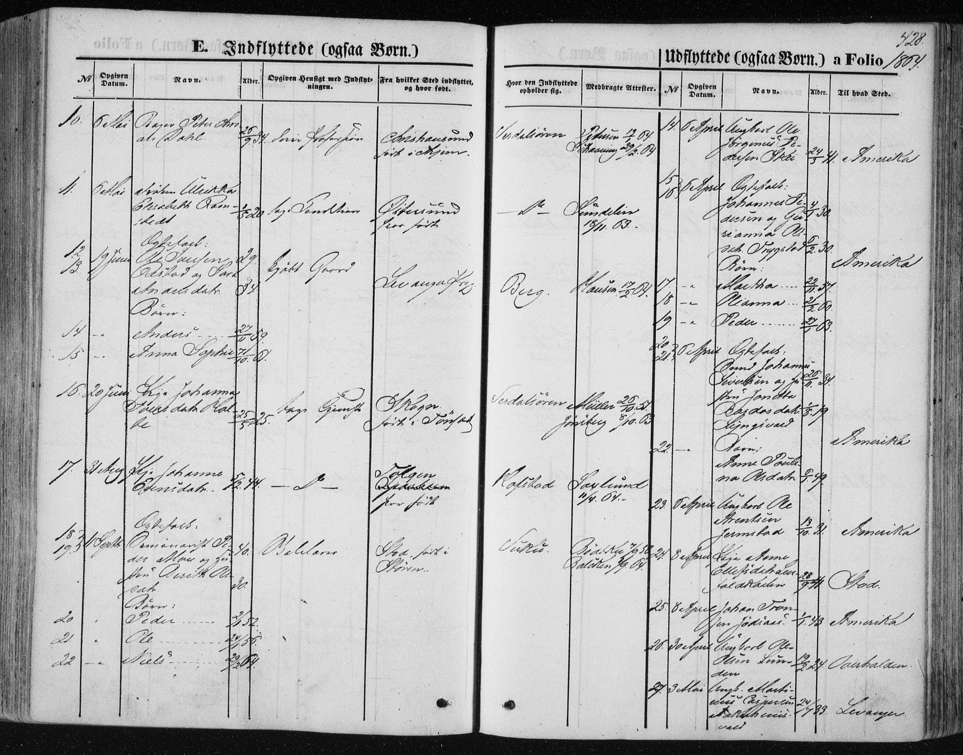 Ministerialprotokoller, klokkerbøker og fødselsregistre - Nord-Trøndelag, SAT/A-1458/723/L0241: Parish register (official) no. 723A10, 1860-1869, p. 428