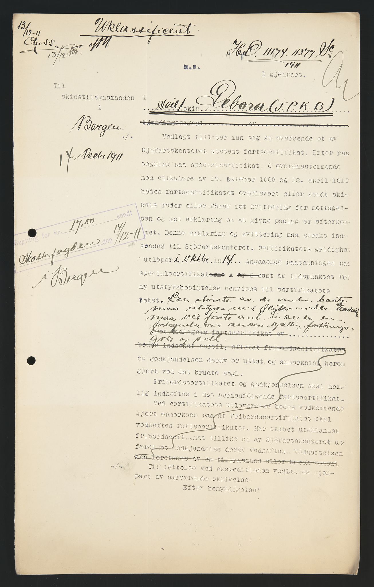 Sjøfartsdirektoratet med forløpere, skipsmapper slettede skip, AV/RA-S-4998/F/Fa/L0235: --, 1847-1930, p. 263