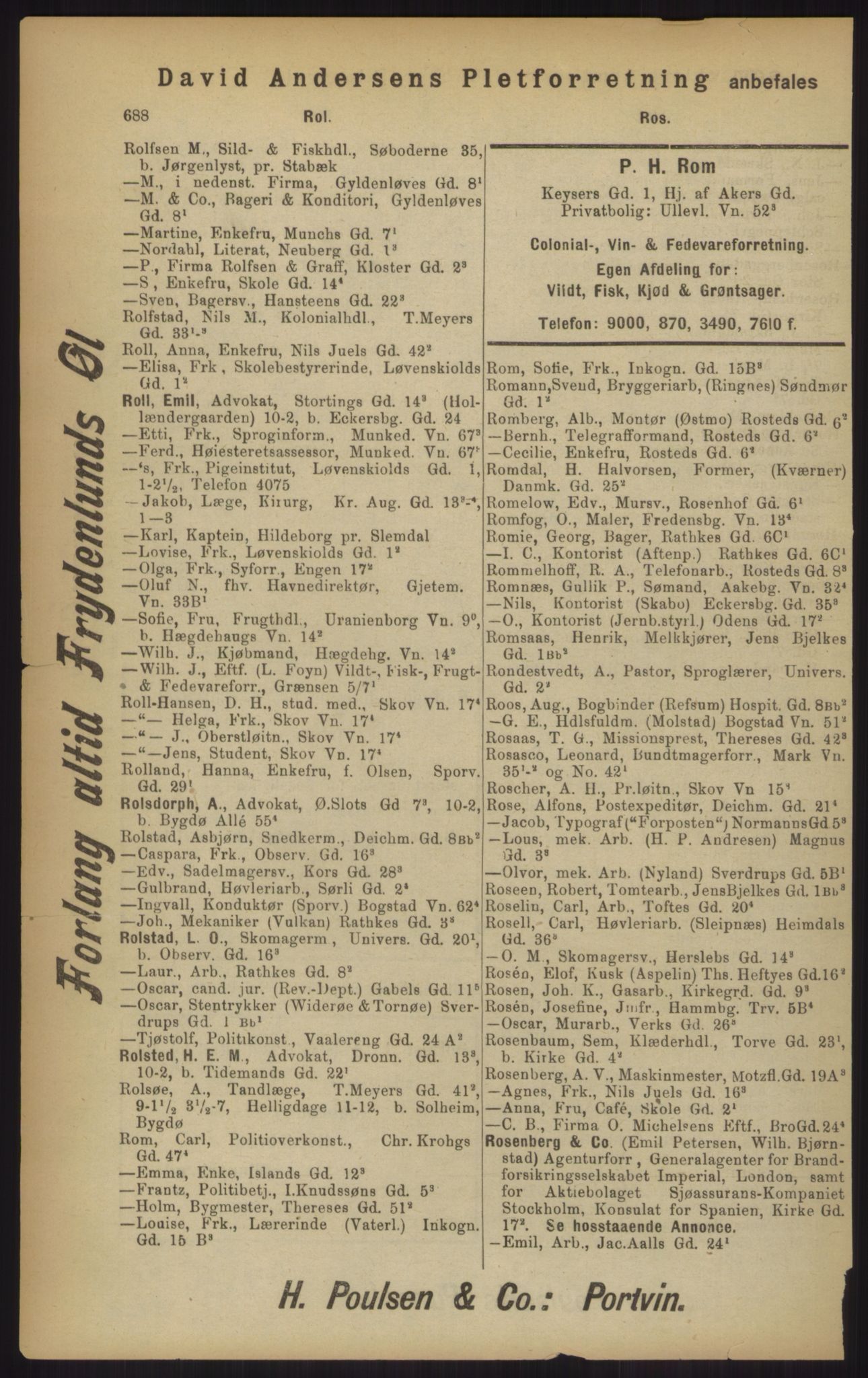 Kristiania/Oslo adressebok, PUBL/-, 1902, p. 688
