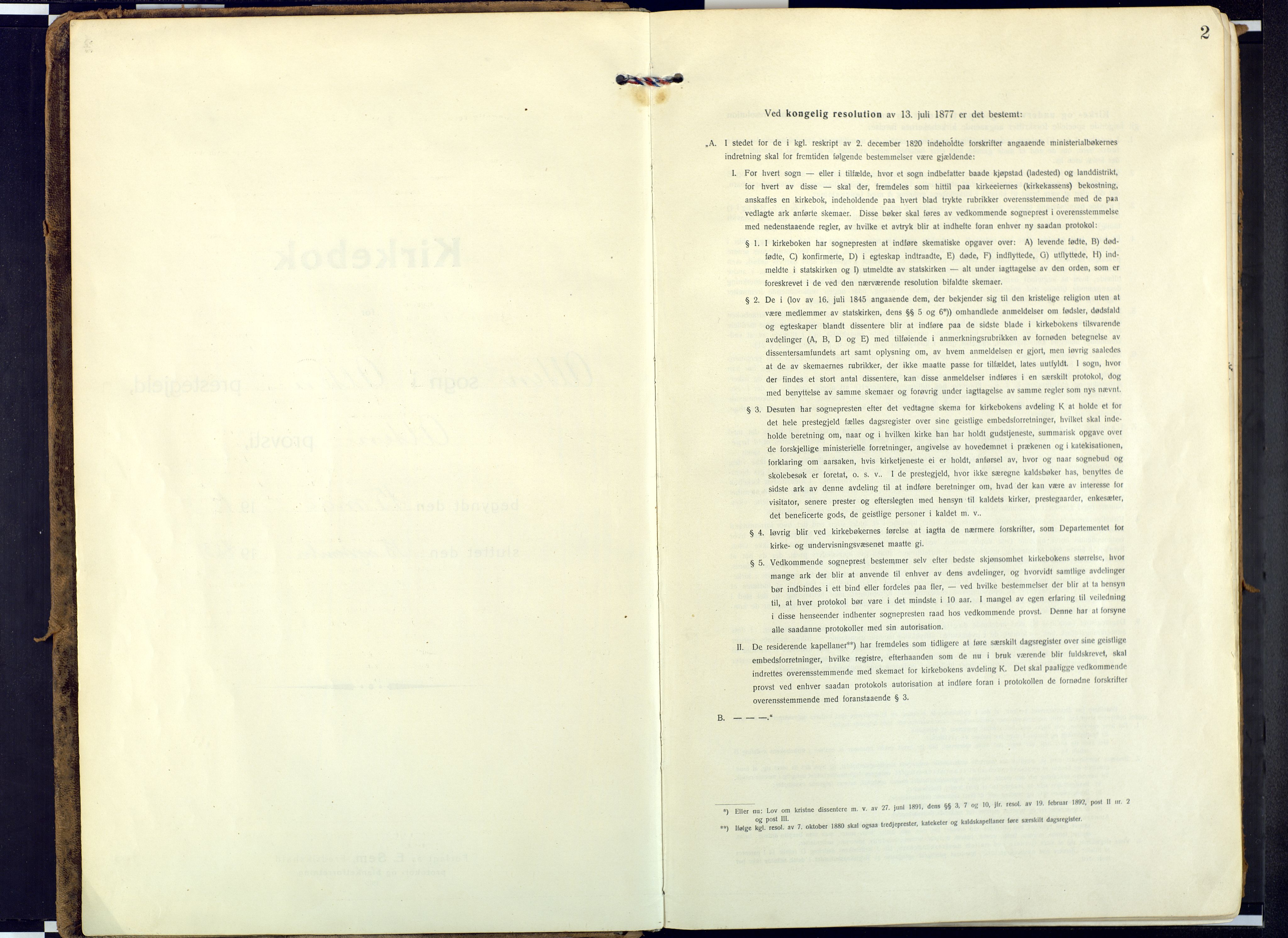 Alta sokneprestkontor, SATØ/S-1338/H/Ha: Parish register (official) no. 6, 1918-1931, p. 2