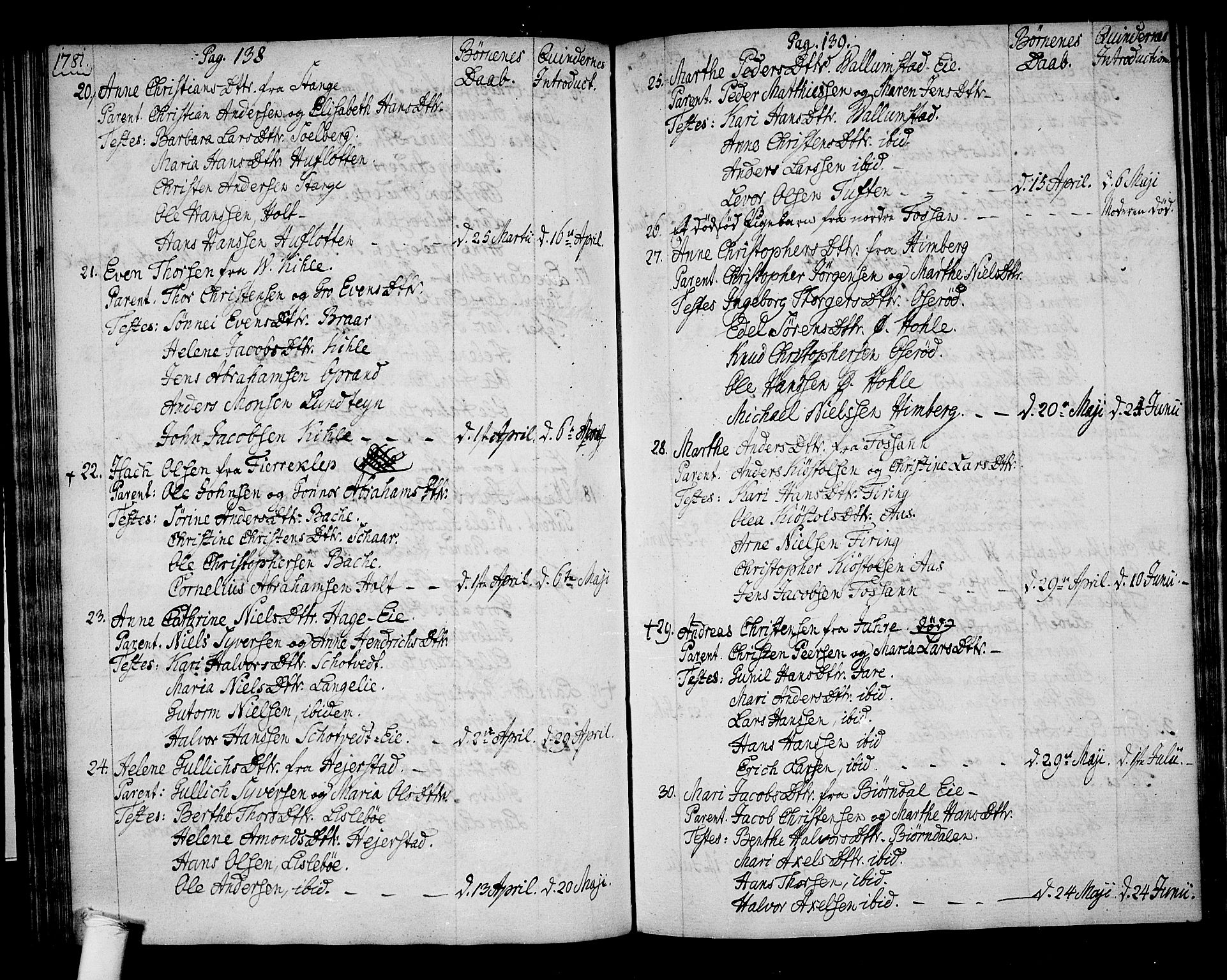 Ramnes kirkebøker, SAKO/A-314/F/Fa/L0002: Parish register (official) no. I 2, 1773-1790, p. 138-139