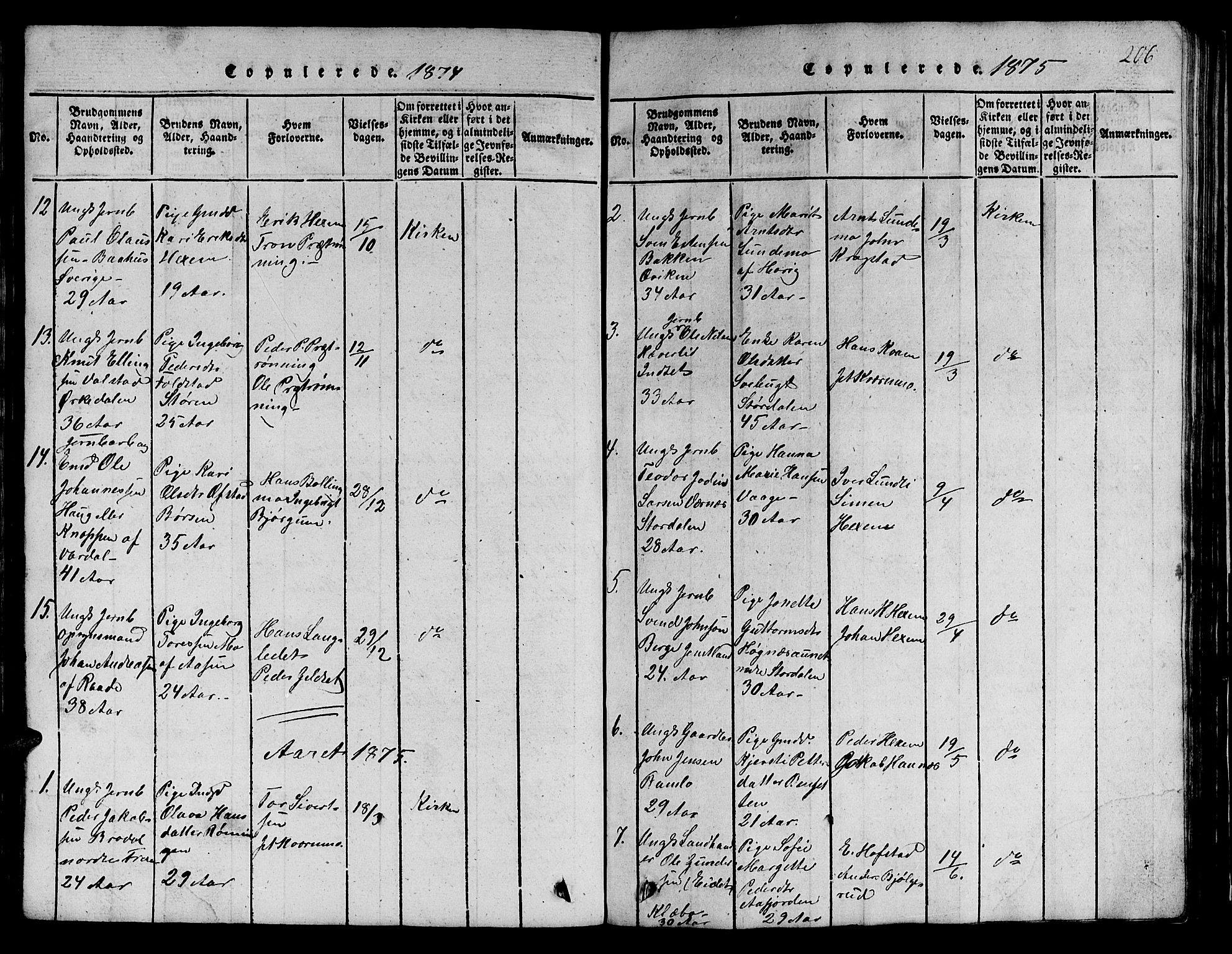 Ministerialprotokoller, klokkerbøker og fødselsregistre - Sør-Trøndelag, SAT/A-1456/685/L0976: Parish register (copy) no. 685C01, 1817-1878, p. 206
