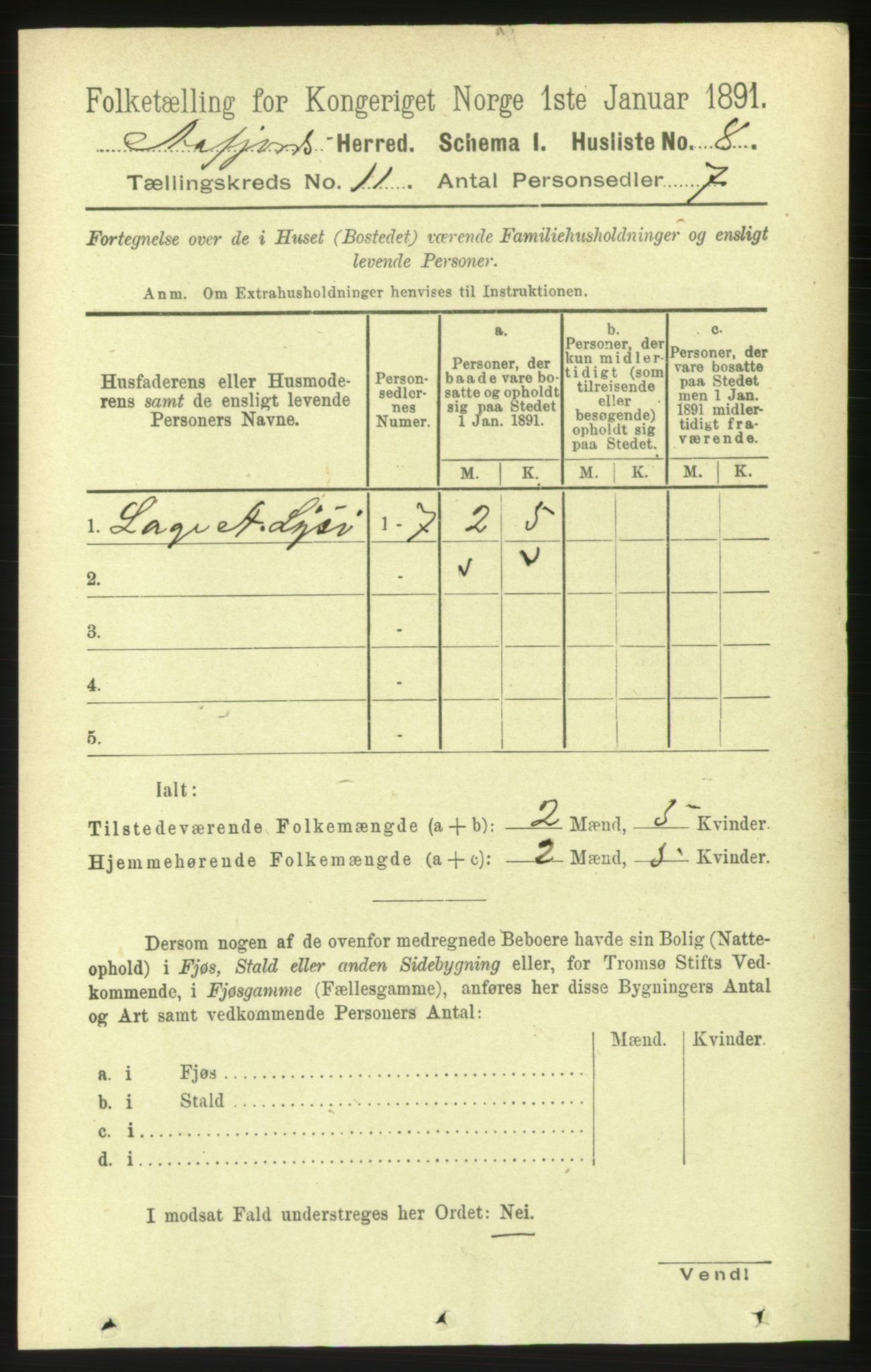 RA, 1891 census for 1630 Åfjord, 1891, p. 3255