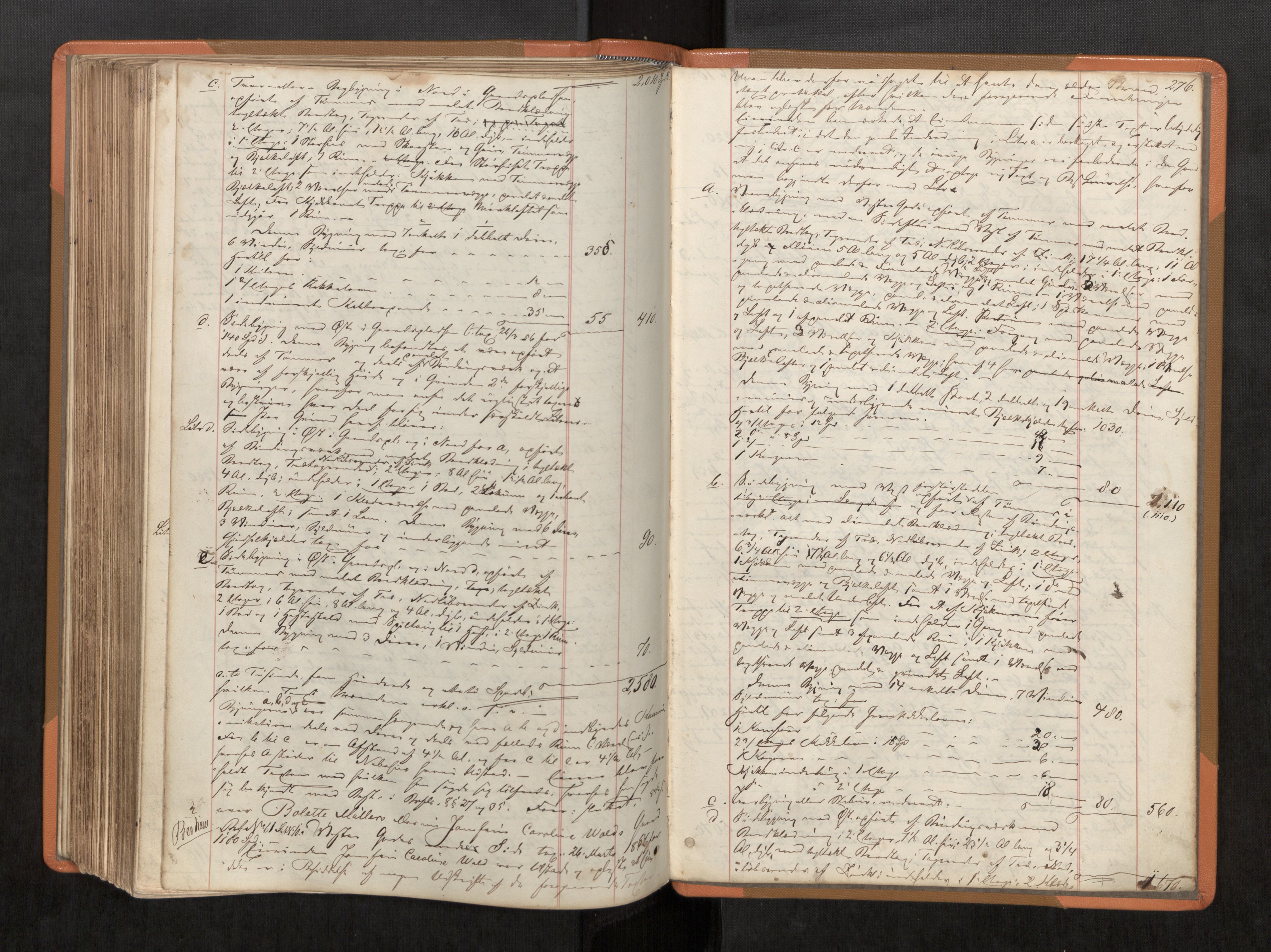 Norges Brannkasse Trondheim magistrat, AV/SAT-A-5590/Fa/L0037: Branntakstprotokoll, 1860-1867, p. 276
