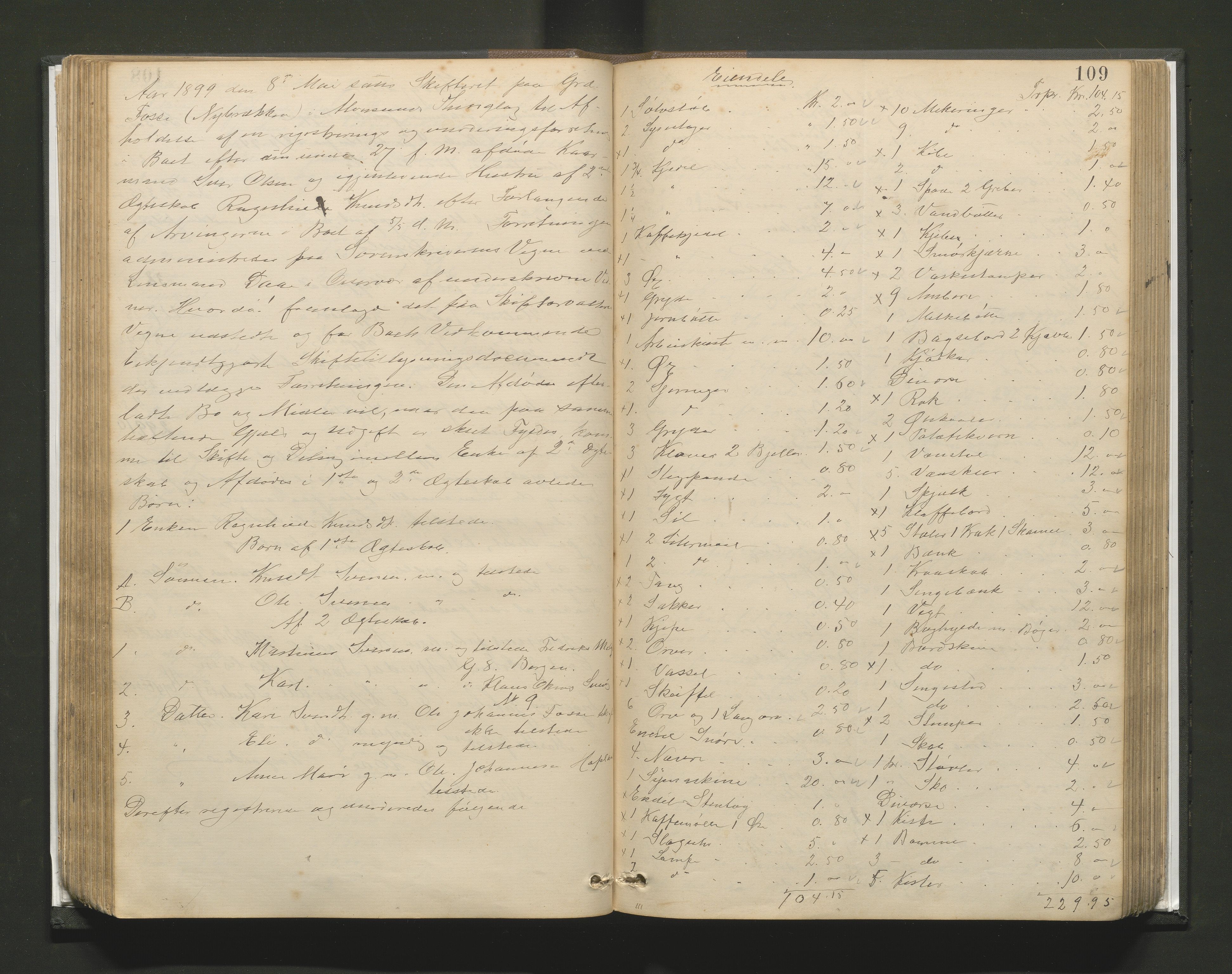 Lensmannen i Alversund, AV/SAB-A-30701/0006/L0001: Registreringsprotokoll, 1887-1913, p. 108b-109a