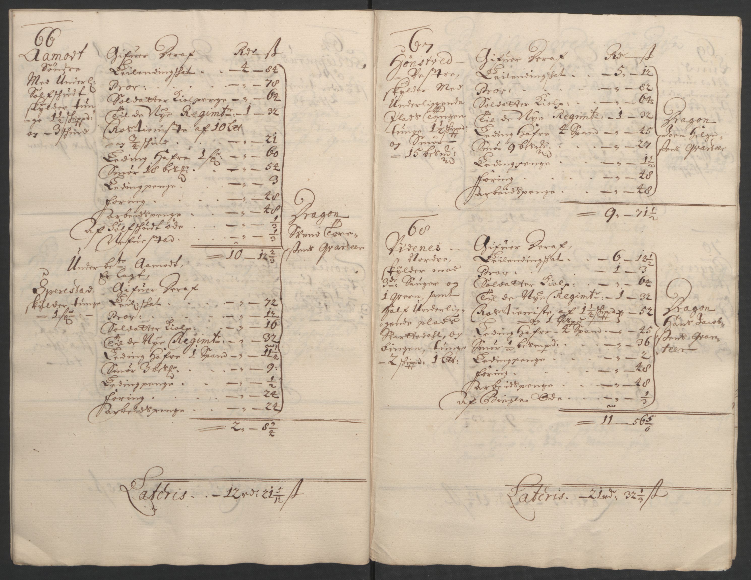 Rentekammeret inntil 1814, Reviderte regnskaper, Fogderegnskap, AV/RA-EA-4092/R05/L0278: Fogderegnskap Rakkestad, 1691-1693, p. 332