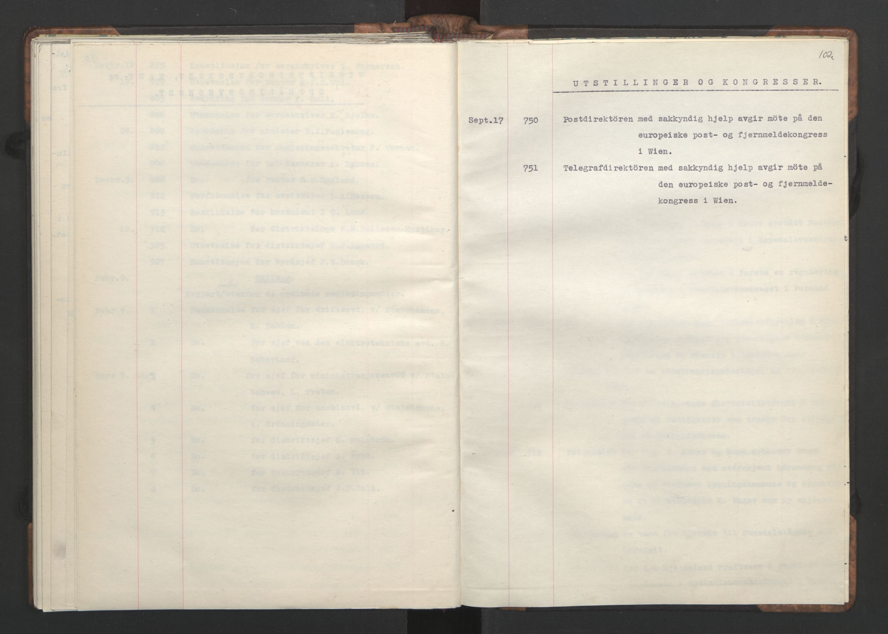 NS-administrasjonen 1940-1945 (Statsrådsekretariatet, de kommisariske statsråder mm), AV/RA-S-4279/D/Da/L0002: Register (RA j.nr. 985/1943, tilgangsnr. 17/1943), 1942, p. 105