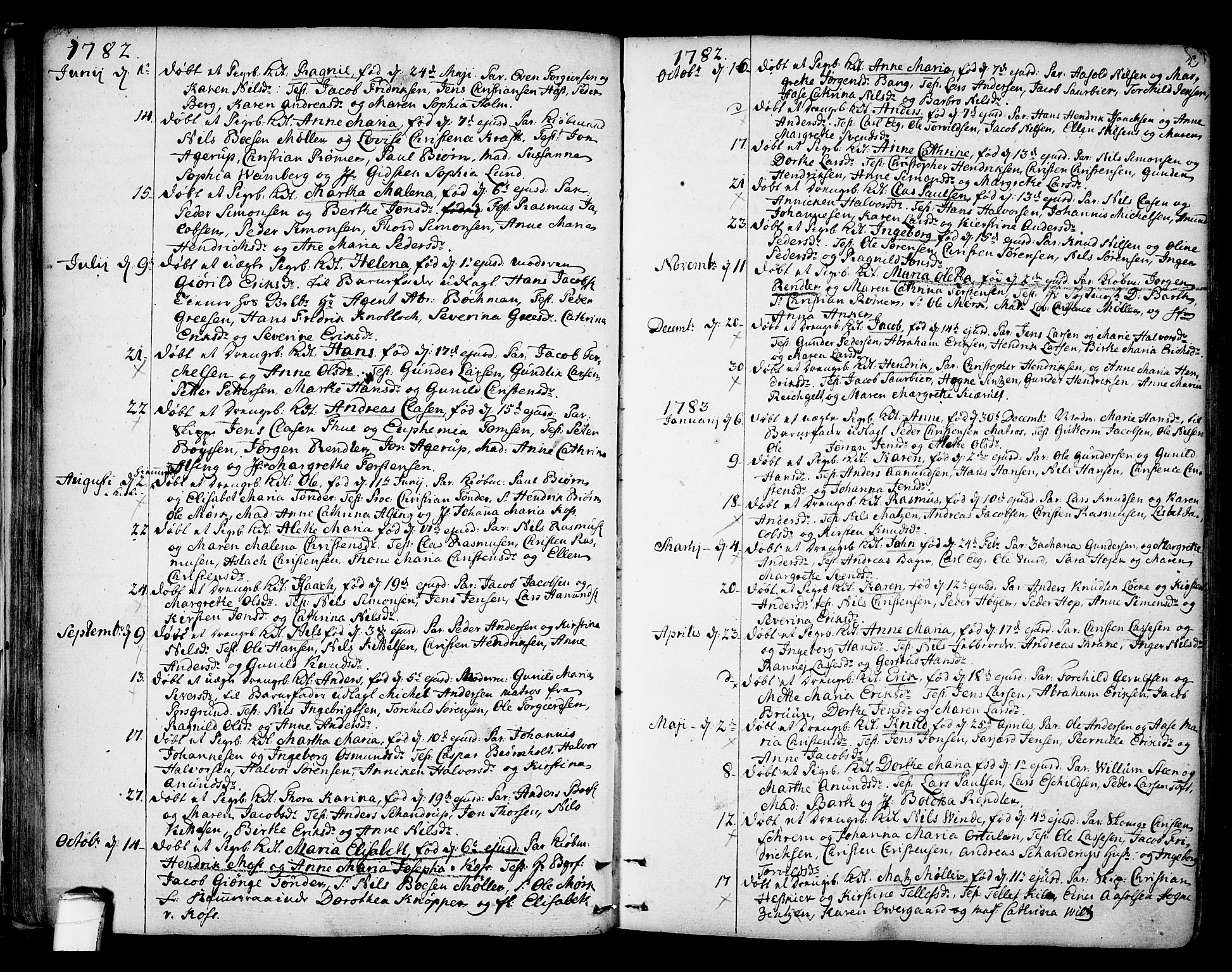 Kragerø kirkebøker, SAKO/A-278/F/Fa/L0002: Parish register (official) no. 2, 1767-1802, p. 49