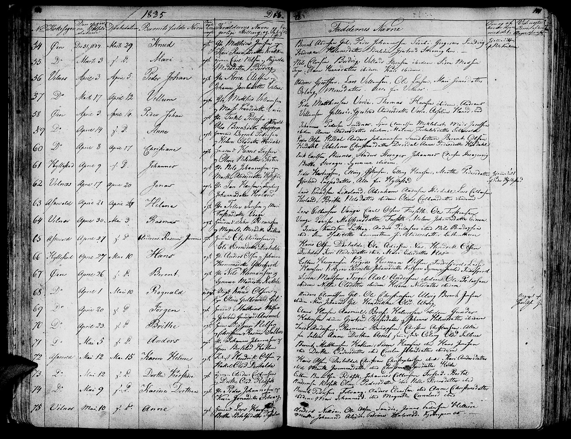 Askvoll sokneprestembete, AV/SAB-A-79501/H/Haa/Haaa/L0010: Parish register (official) no. A 10, 1821-1844, p. 132-133