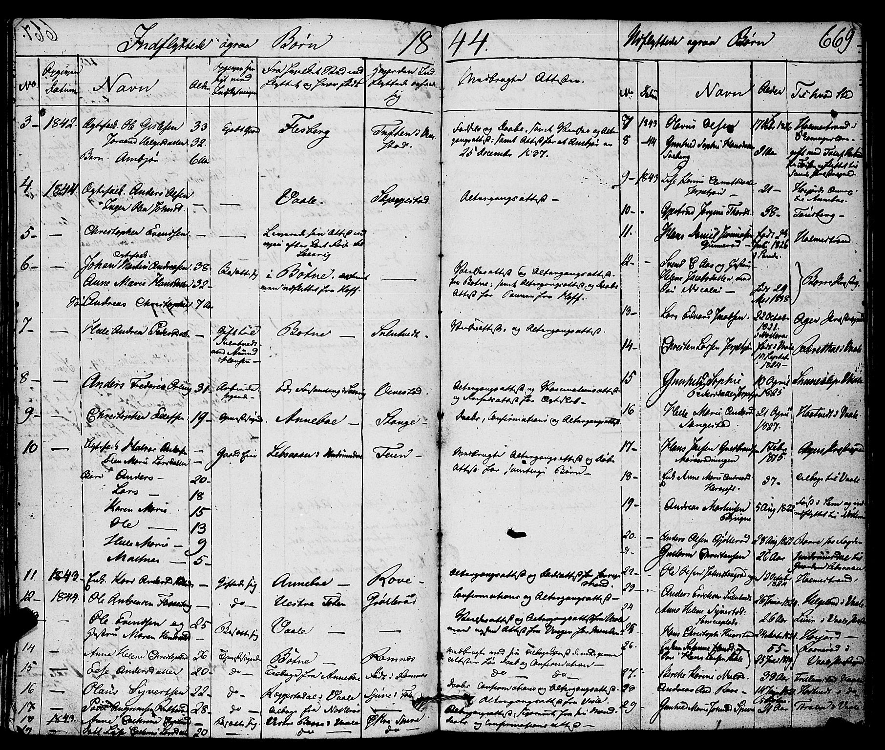 Ramnes kirkebøker, AV/SAKO-A-314/F/Fa/L0005: Parish register (official) no. I 5, 1841-1861, p. 668-669