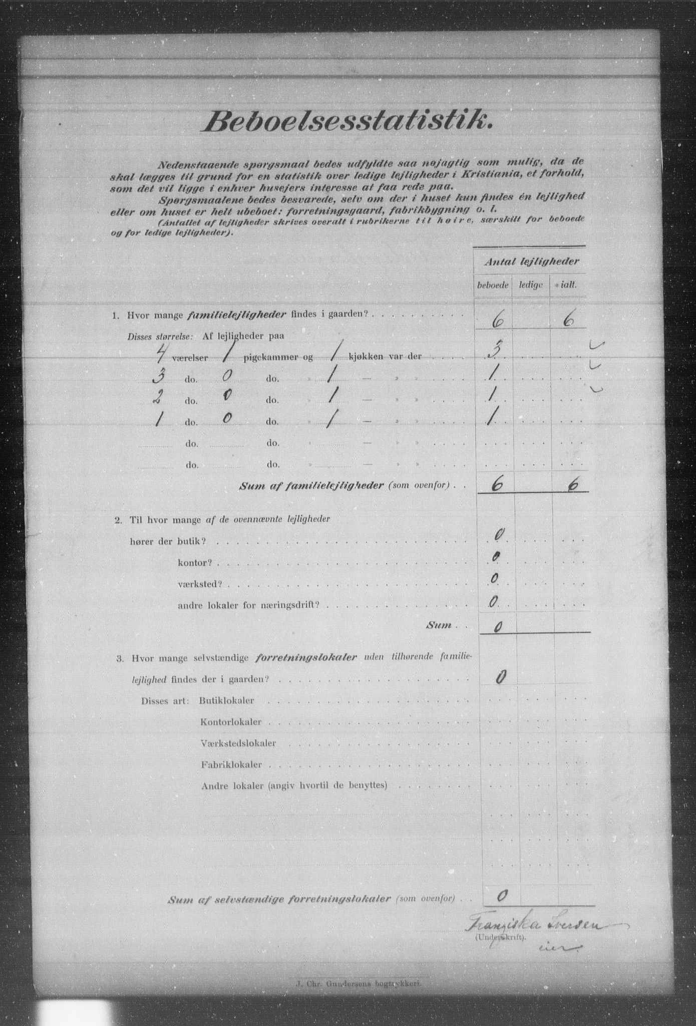 OBA, Municipal Census 1903 for Kristiania, 1903, p. 5241