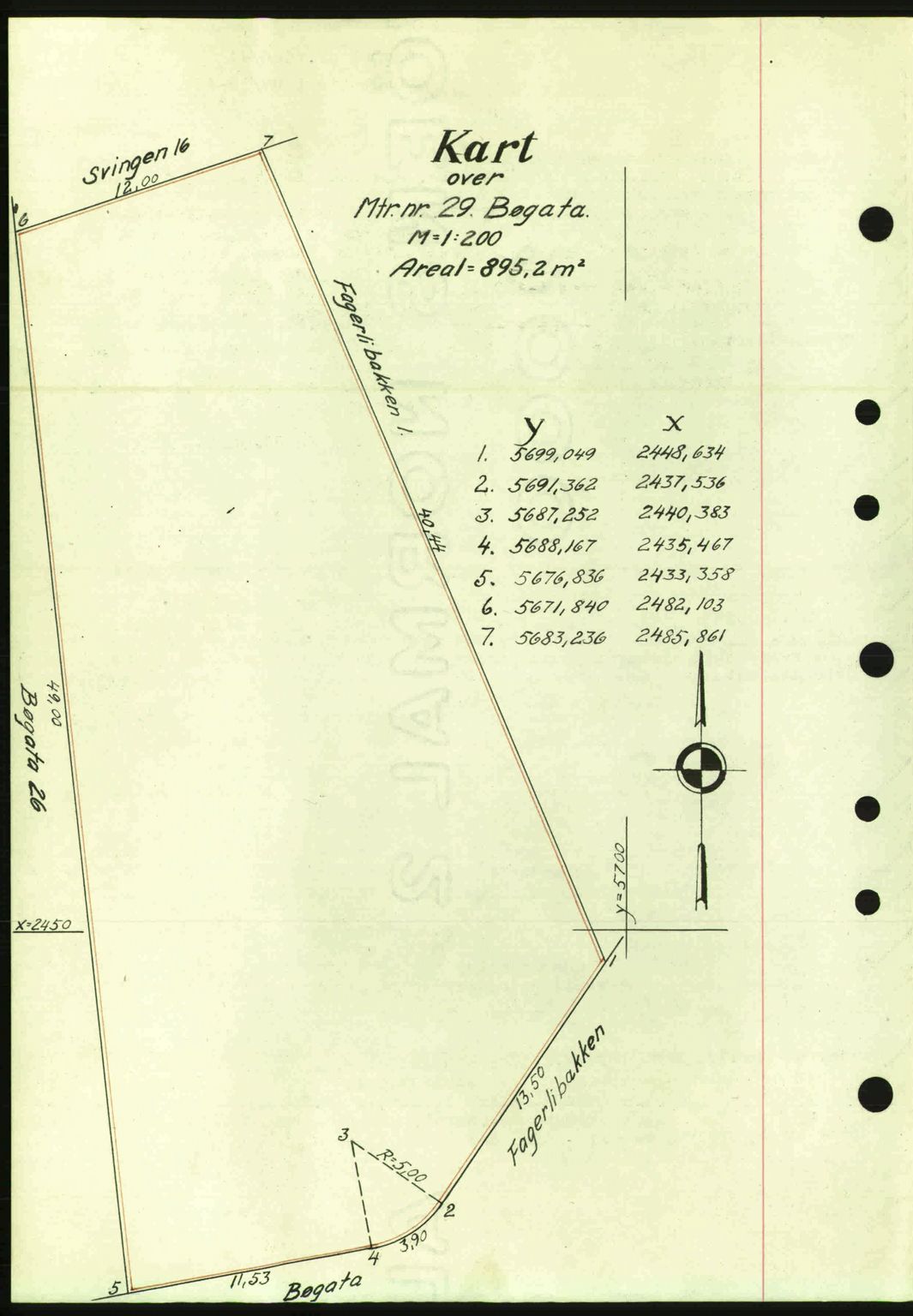 Ålesund byfogd, AV/SAT-A-4384: Mortgage book no. 36a, 1944-1945, Diary no: : 466/1944