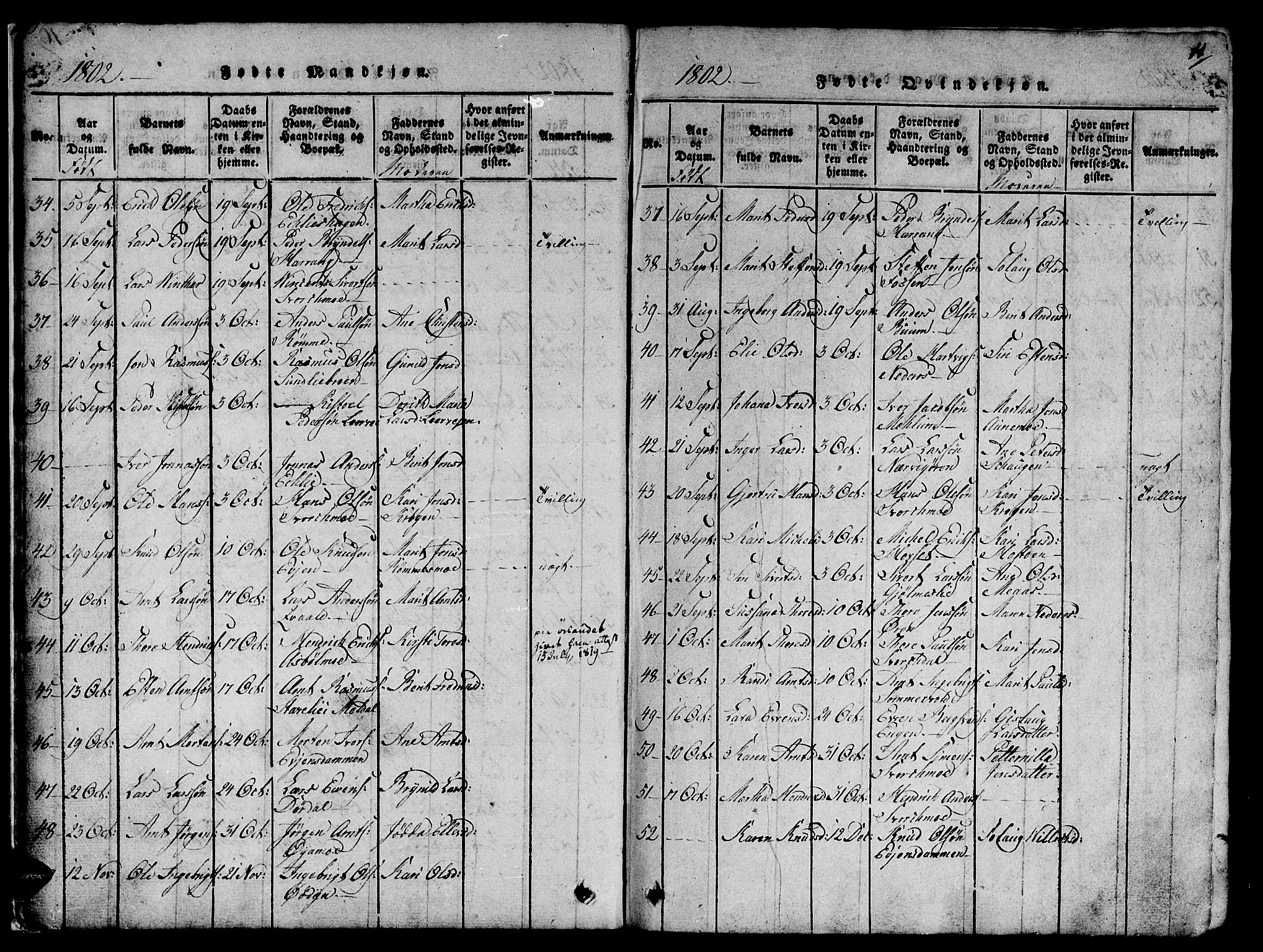 Ministerialprotokoller, klokkerbøker og fødselsregistre - Sør-Trøndelag, SAT/A-1456/668/L0803: Parish register (official) no. 668A03, 1800-1826, p. 11