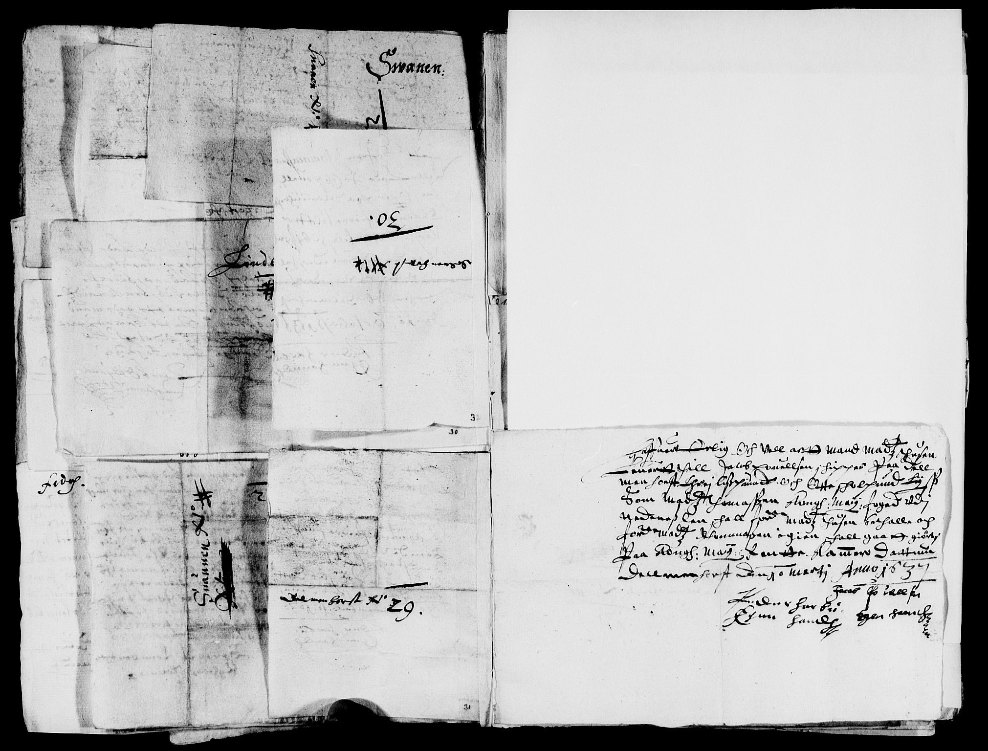 Rentekammeret inntil 1814, Reviderte regnskaper, Lensregnskaper, AV/RA-EA-5023/R/Rb/Rbq/L0025: Nedenes len. Mandals len. Råbyggelag., 1636-1637