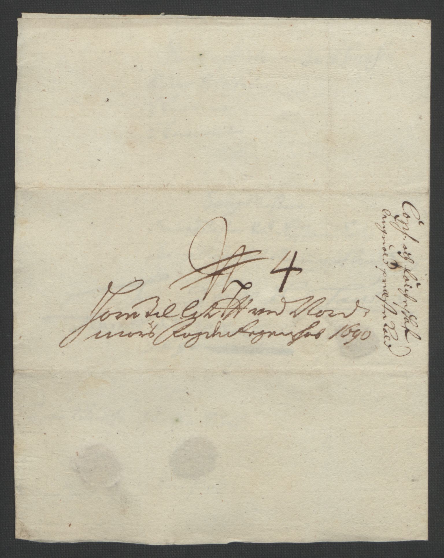 Rentekammeret inntil 1814, Reviderte regnskaper, Fogderegnskap, AV/RA-EA-4092/R56/L3734: Fogderegnskap Nordmøre, 1690-1691, p. 127