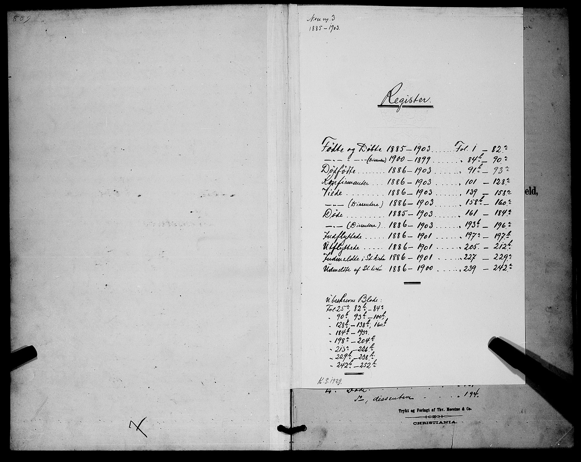 Nore kirkebøker, SAKO/A-238/G/Ga/L0003: Parish register (copy) no. I 3, 1886-1903