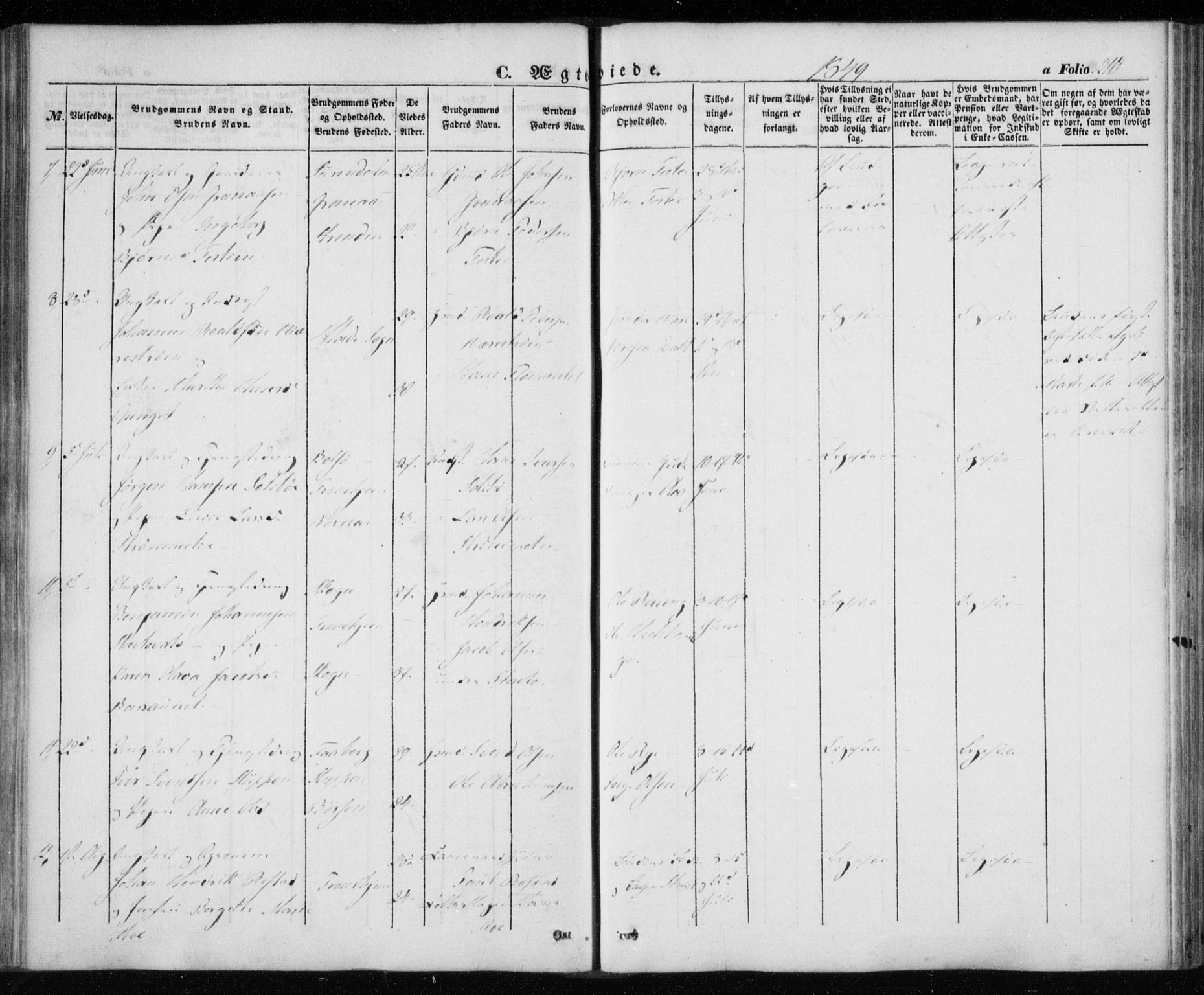 Ministerialprotokoller, klokkerbøker og fødselsregistre - Sør-Trøndelag, SAT/A-1456/606/L0291: Parish register (official) no. 606A06, 1848-1856, p. 210