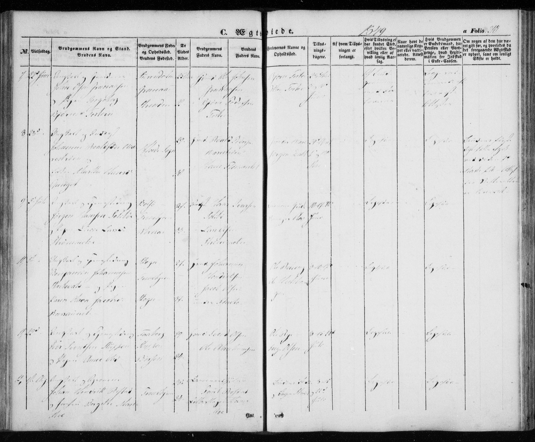 Ministerialprotokoller, klokkerbøker og fødselsregistre - Sør-Trøndelag, AV/SAT-A-1456/606/L0291: Parish register (official) no. 606A06, 1848-1856, p. 210