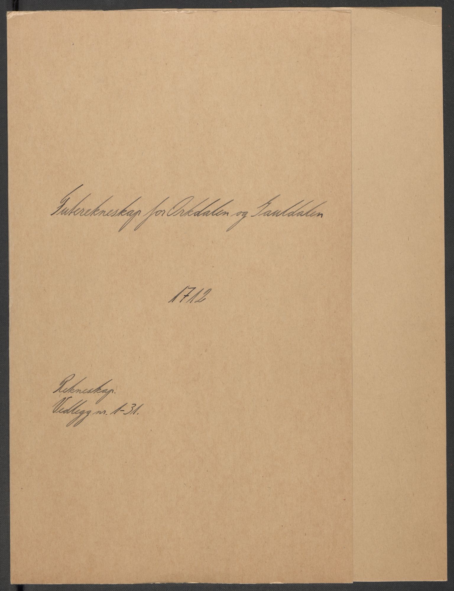 Rentekammeret inntil 1814, Reviderte regnskaper, Fogderegnskap, RA/EA-4092/R60/L3963: Fogderegnskap Orkdal og Gauldal, 1712, p. 2