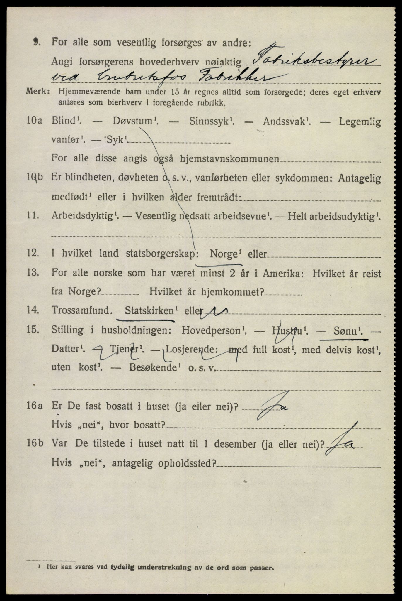 SAKO, 1920 census for Modum, 1920, p. 10354