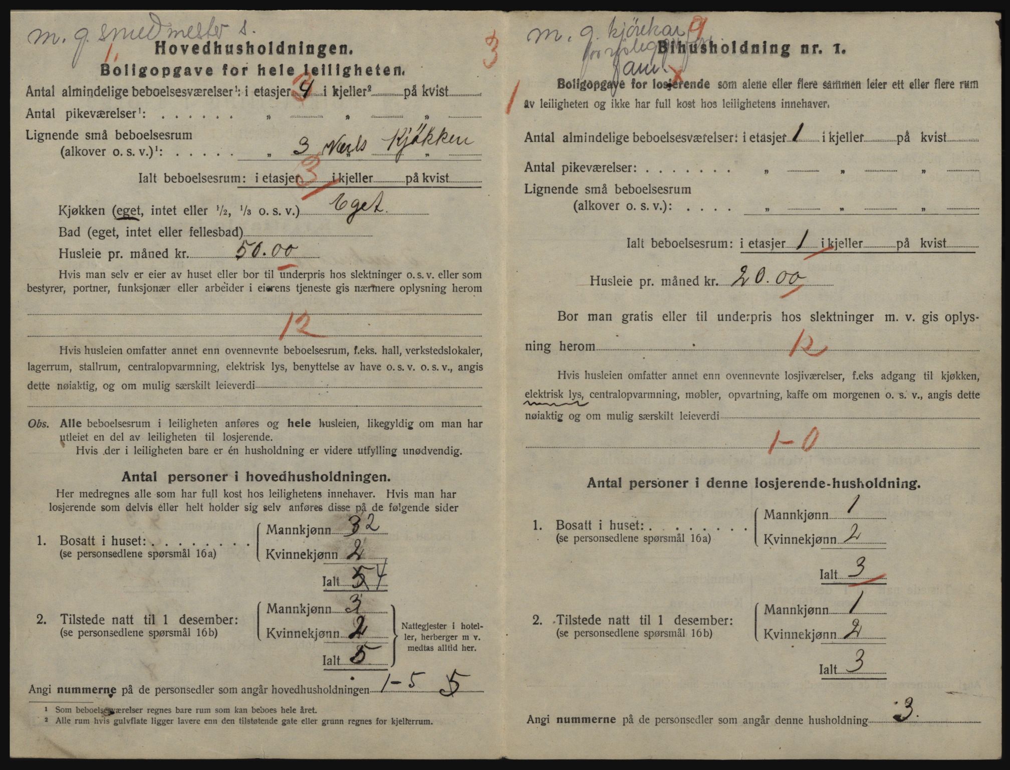 SAO, 1920 census for Kristiania, 1920, p. 9237