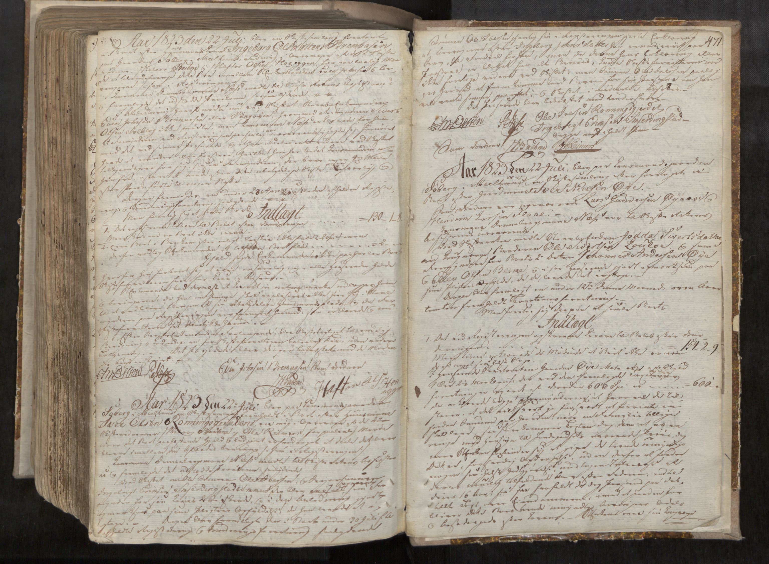 Gauldal sorenskriveri, SAT/A-0014/1/3/3B/L0001: Skiftebehandlingsprotokoll, 1805-1823, p. 471