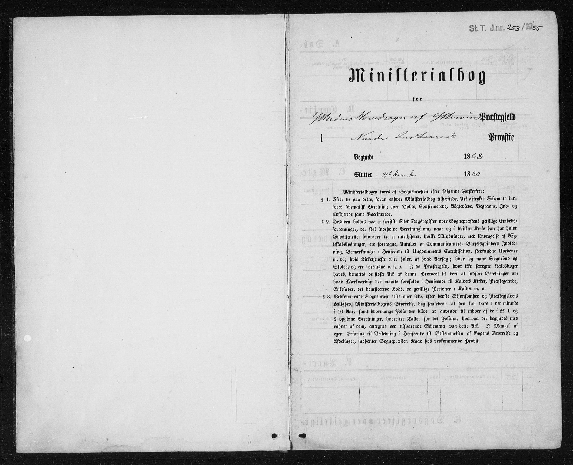 Ministerialprotokoller, klokkerbøker og fødselsregistre - Nord-Trøndelag, SAT/A-1458/722/L0219: Parish register (official) no. 722A06, 1868-1880