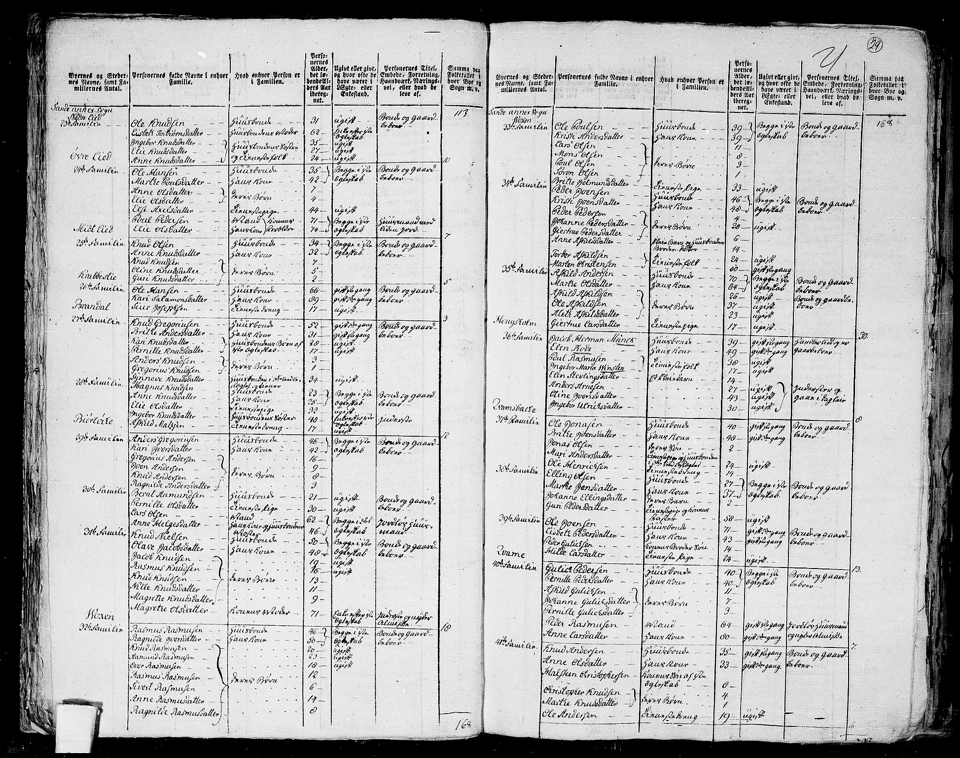 RA, 1801 census for 1515P Herøy, 1801, p. 28b-29a