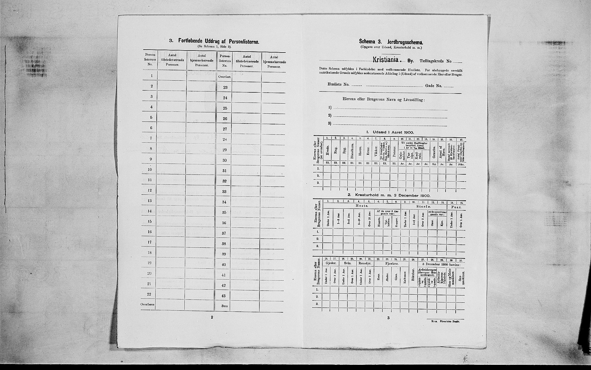 SAO, 1900 census for Kristiania, 1900, p. 32671