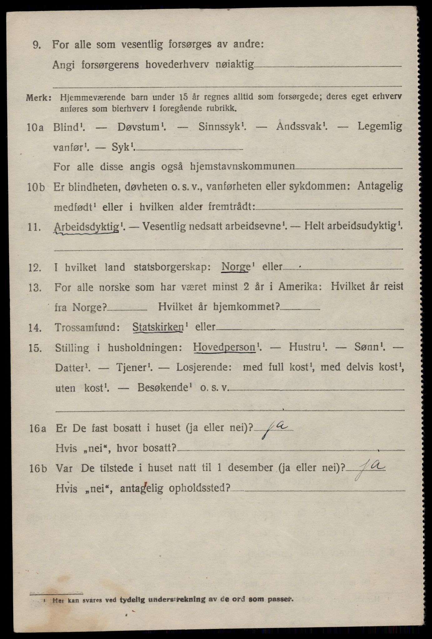 SAKO, 1920 census for Nissedal, 1920, p. 3888