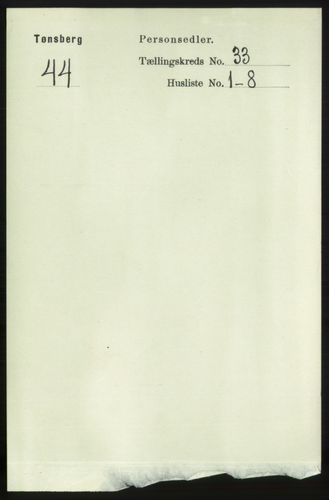 RA, 1891 census for 0705 Tønsberg, 1891, p. 7581