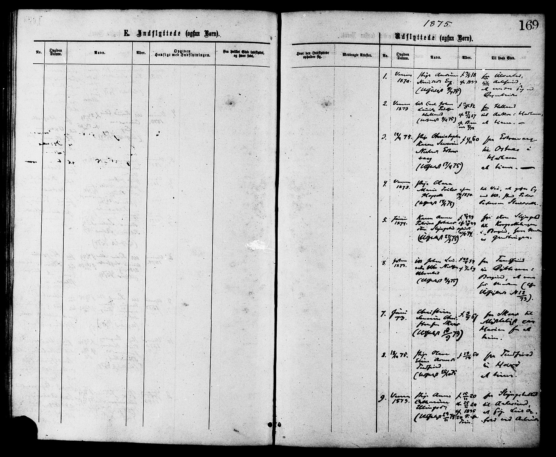 Ministerialprotokoller, klokkerbøker og fødselsregistre - Møre og Romsdal, SAT/A-1454/525/L0373: Parish register (official) no. 525A03, 1864-1879, p. 169