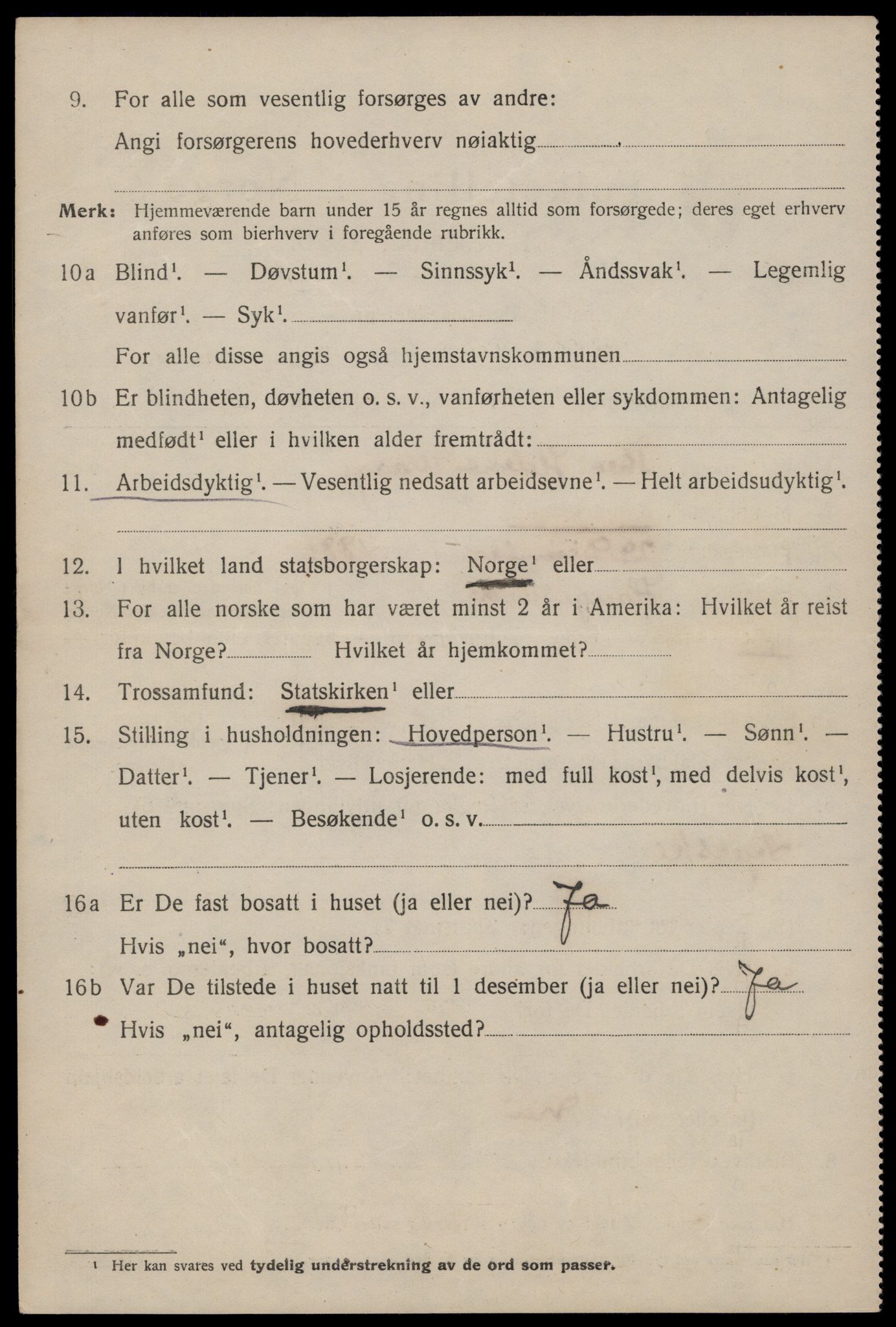 SAST, 1920 census for Haugesund, 1920, p. 20654