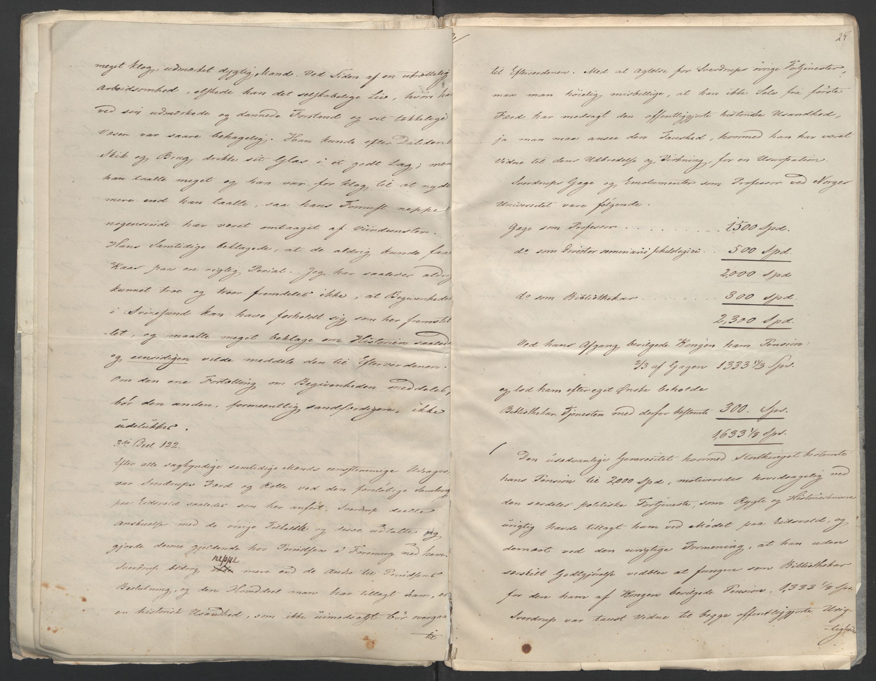 Faye, Andreas, AV/RA-PA-0015/F/Fh/L0028/0003: -- / Optegnelser ang. begivenhedene 1807-1814 af Thulstrup, L. Stoud Platou, C. St. Platou, G. Sverdrup, Løvenskiold m.fl. (afg. i samme anledning), p. 27