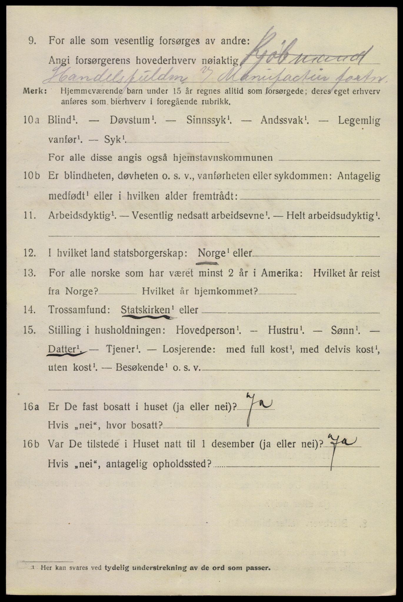 SAKO, 1920 census for Tønsberg, 1920, p. 11998