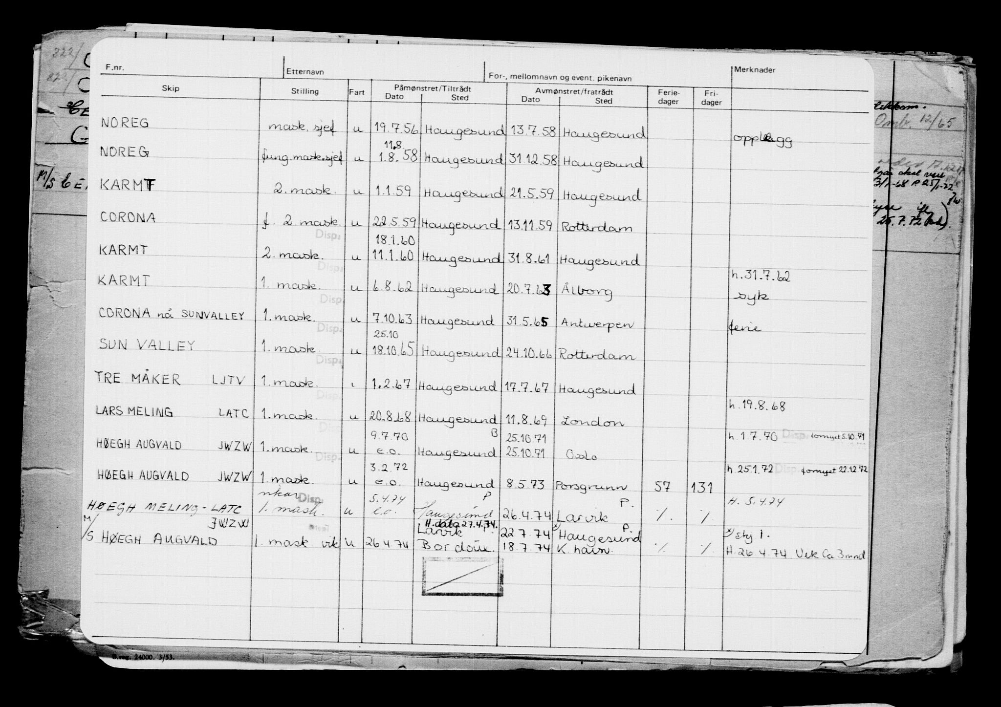 Direktoratet for sjømenn, AV/RA-S-3545/G/Gb/L0111: Hovedkort, 1913, p. 579