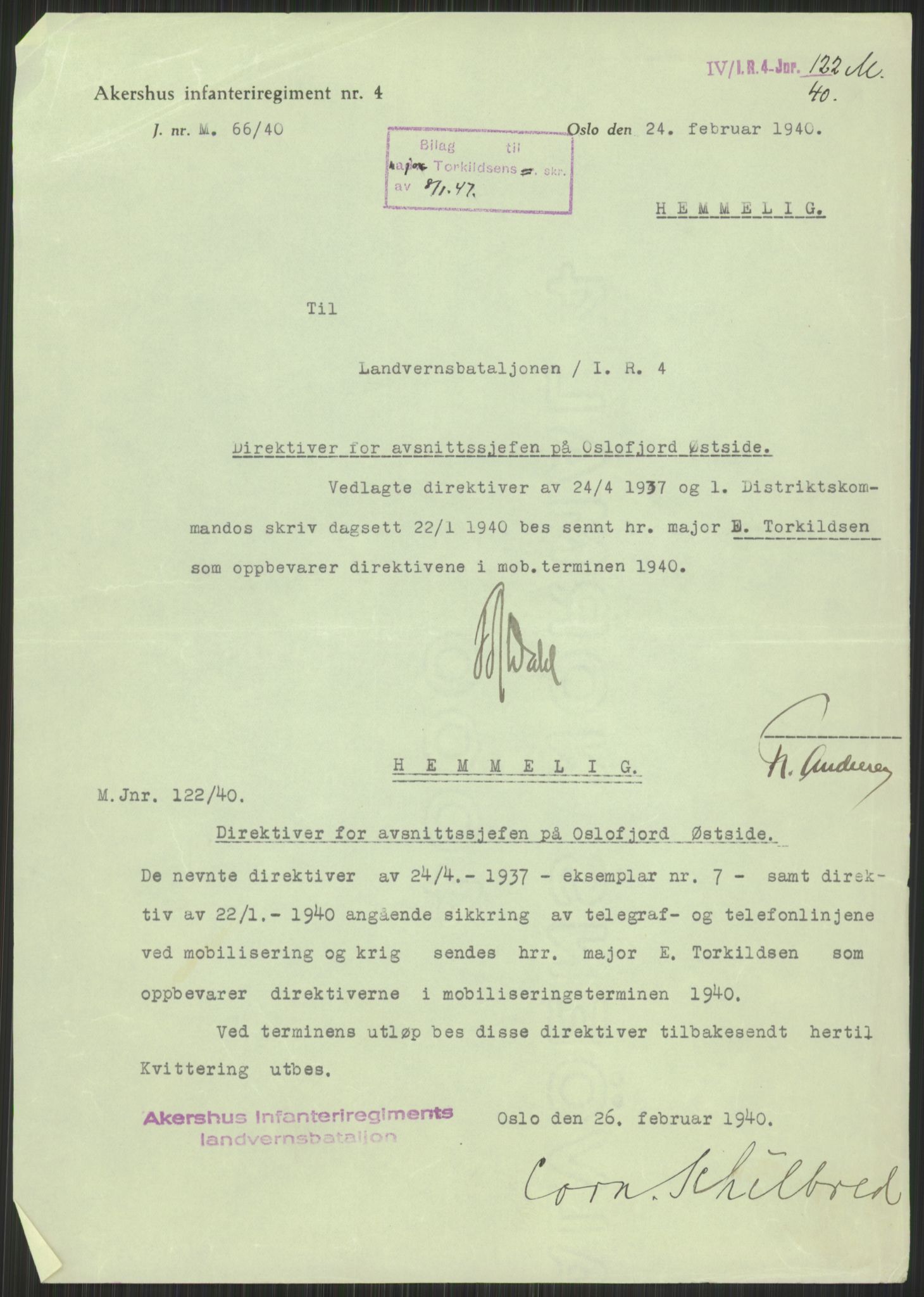 Forsvaret, Forsvarets krigshistoriske avdeling, AV/RA-RAFA-2017/Y/Yb/L0049: II-C-11-100  -  1. Divisjon, 1940, p. 5