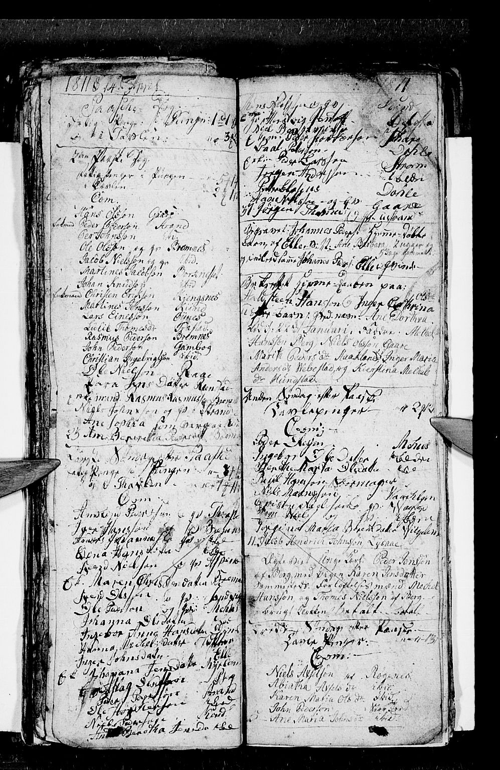 Kvæfjord sokneprestkontor, AV/SATØ-S-1323/G/Ga/Gab/L0001klokker: Parish register (copy) no. 1, 1806-1824