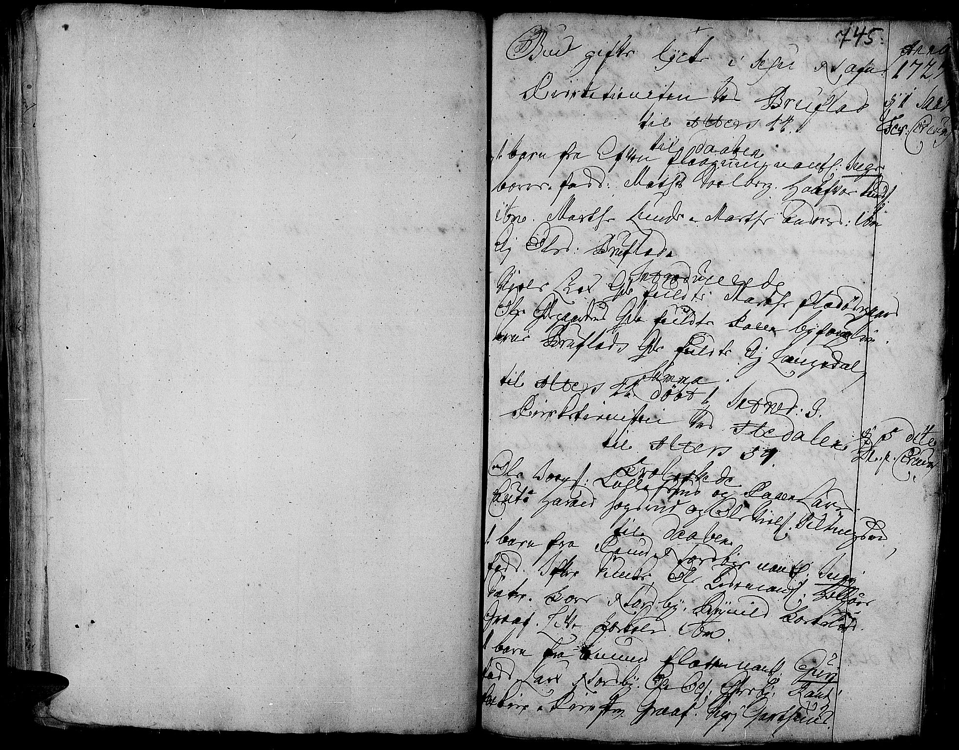 Aurdal prestekontor, SAH/PREST-126/H/Ha/Haa/L0001: Parish register (official) no. 1-3, 1692-1730, p. 745